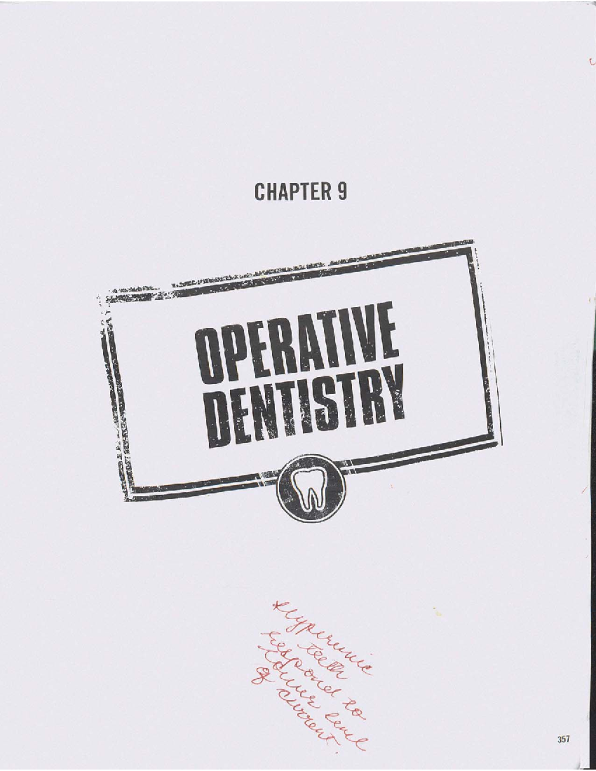 OperativeDentistry1 OperativeDentistry1 OperativeDentistry1