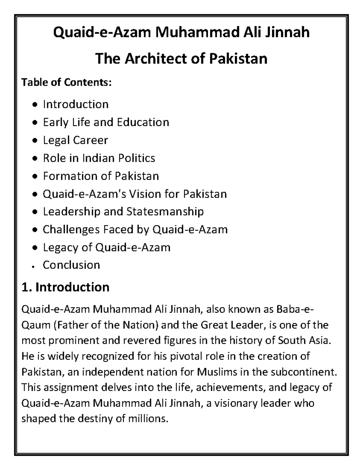 Quaid e Azam - Iqbal - Quaid-e-Azam Muhammad Ali Jinnah The Architect ...