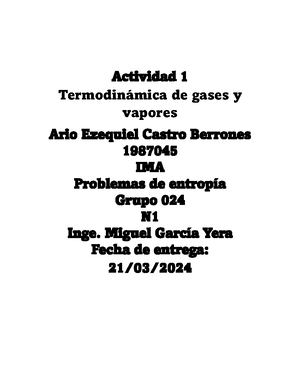 Practica 4 Termo - Tarea - Practica 4 Termodinámica De Gases Y Vapores ...