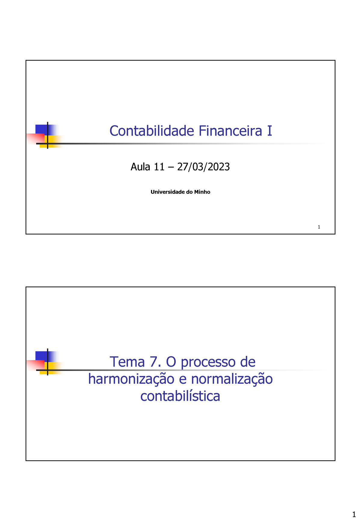 Aula 11 Tema 7 Aulas De Contabilidade Financeira I Contabilidade Financeira I Aula 11 27 7491