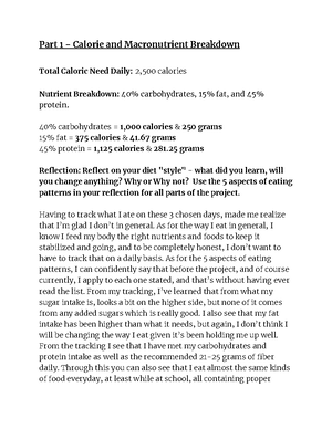 Nutrition Homework 2 - Homework Assignment Food Label Analysis ...