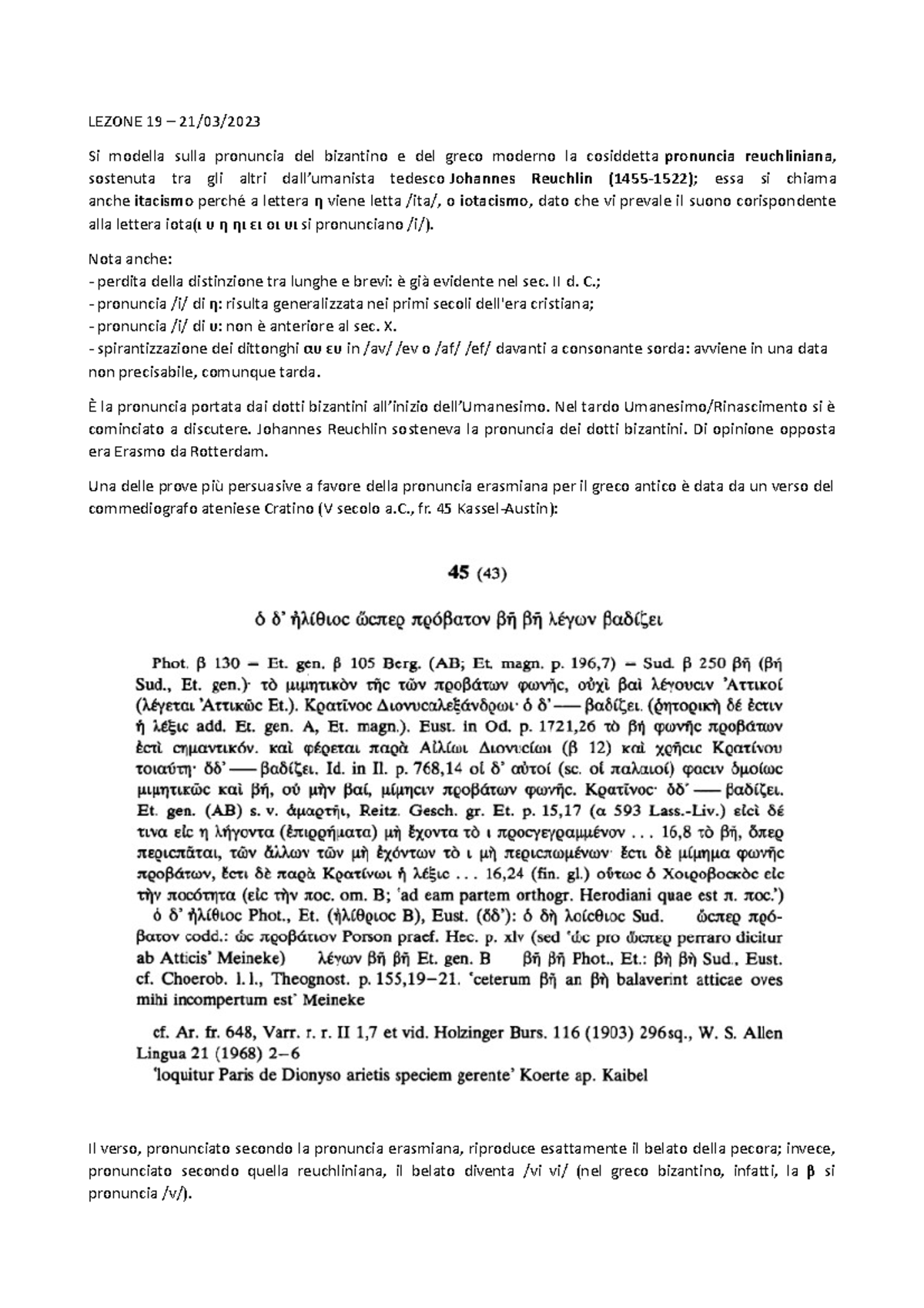 Letteratura greca UniMi Studocu