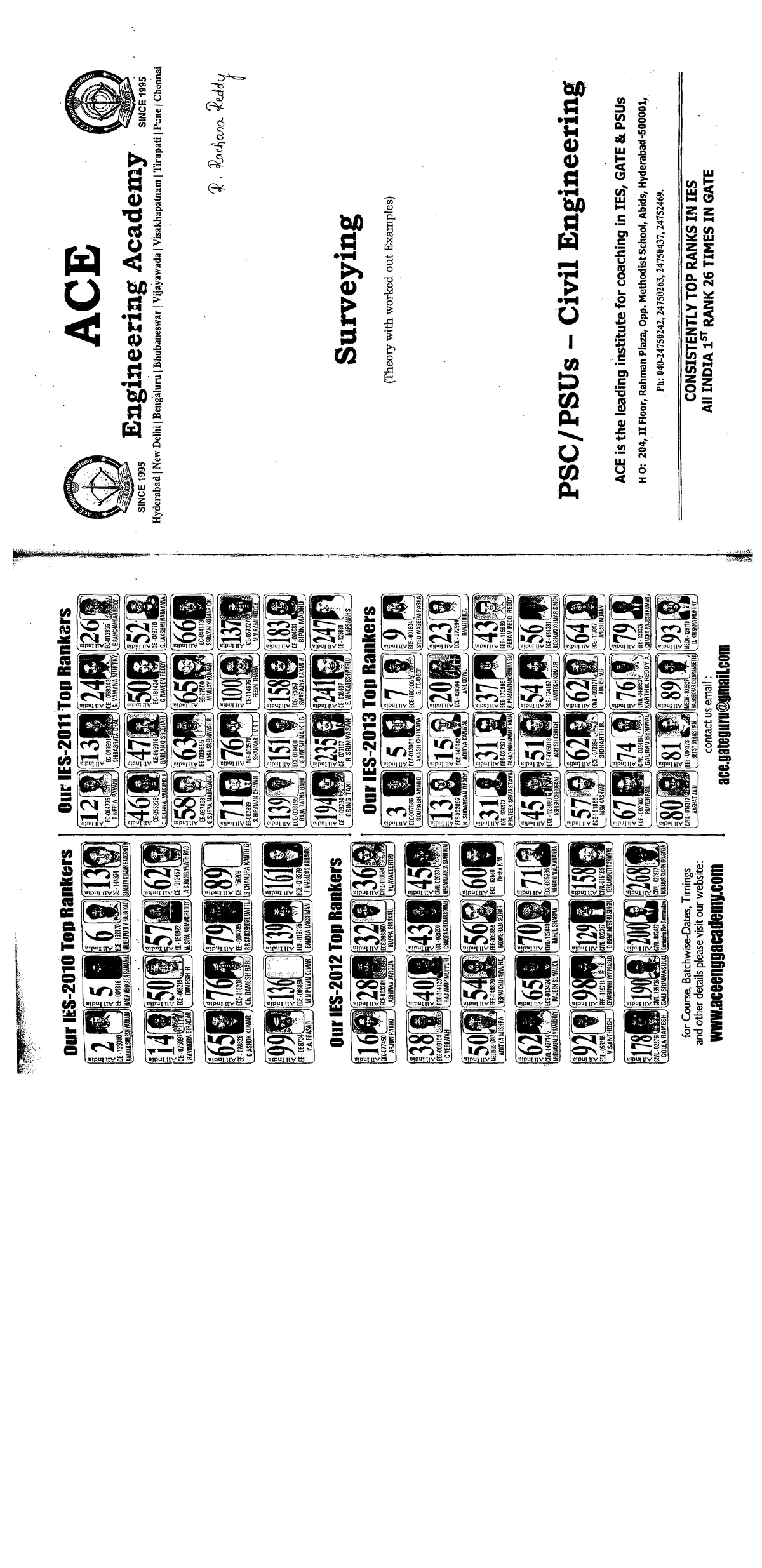 Surveying 6 - B.tech Civil Engineering - Studocu