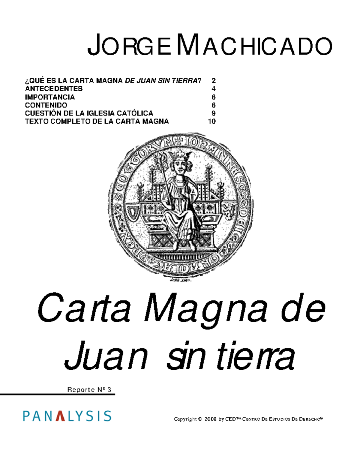 Pdf carta magna google academico - JO RG E MA C HIC A DO ¿QUÉ ES LA ...