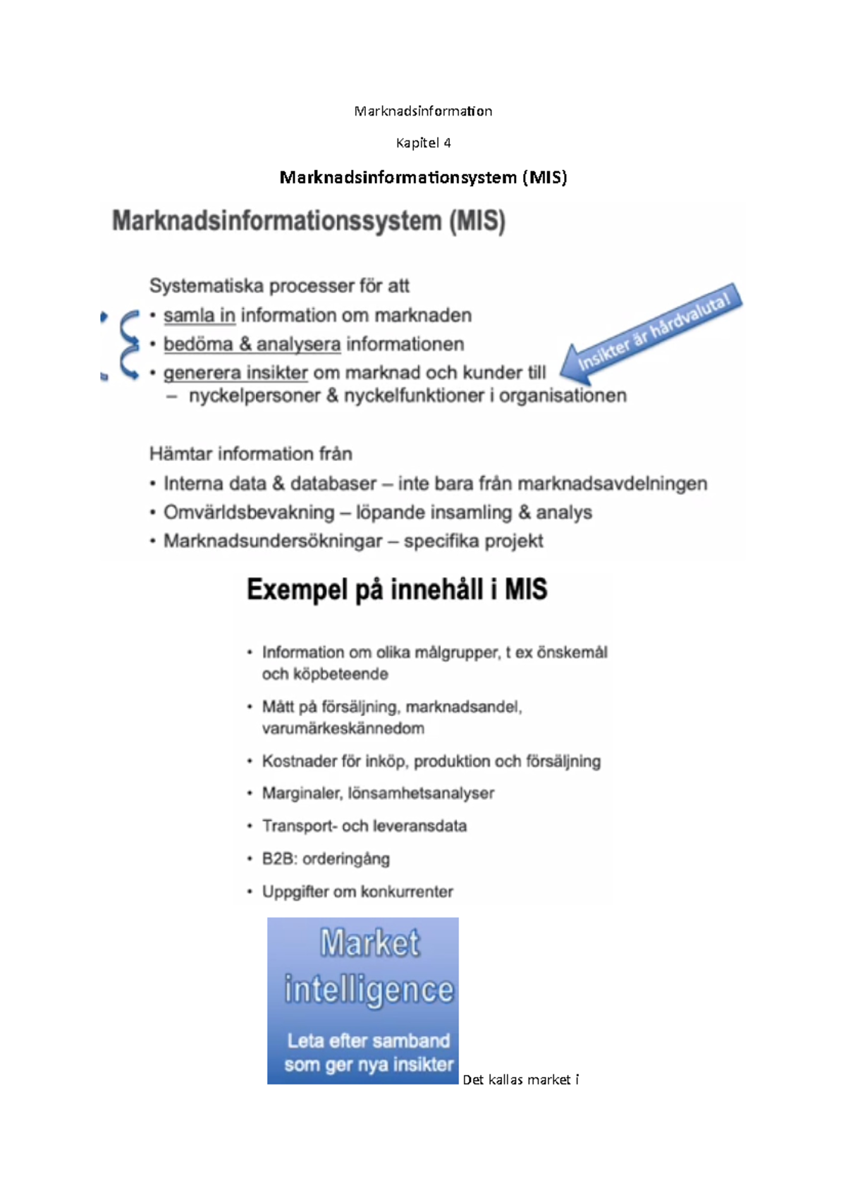 Kapitel 4 marknadsföring - Marknadsinformation Kapitel 4 ...