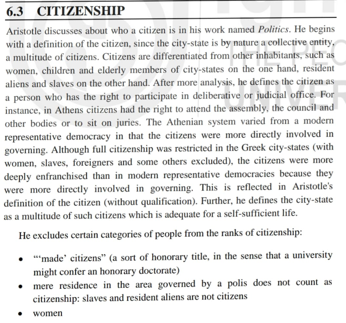 aristotle on citizenship essay