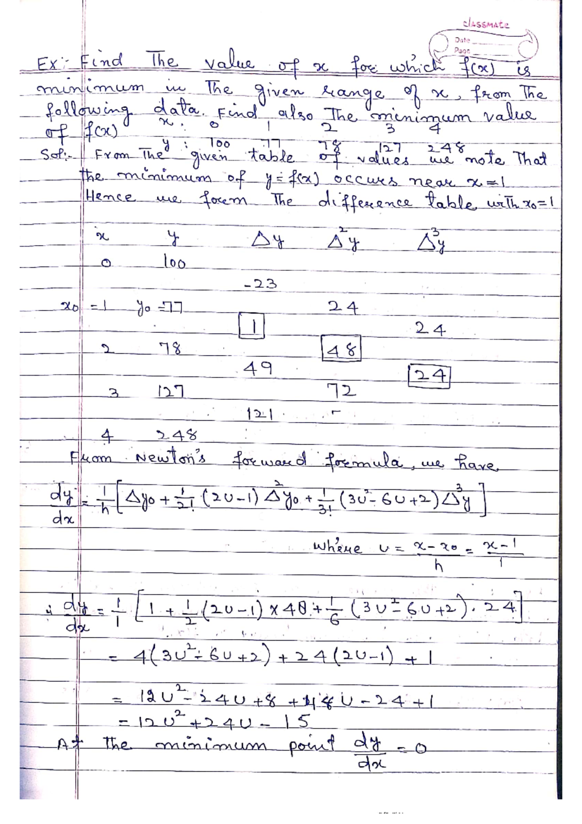 Unit - III: Numerical Integration: Examples based on numerical diff ...