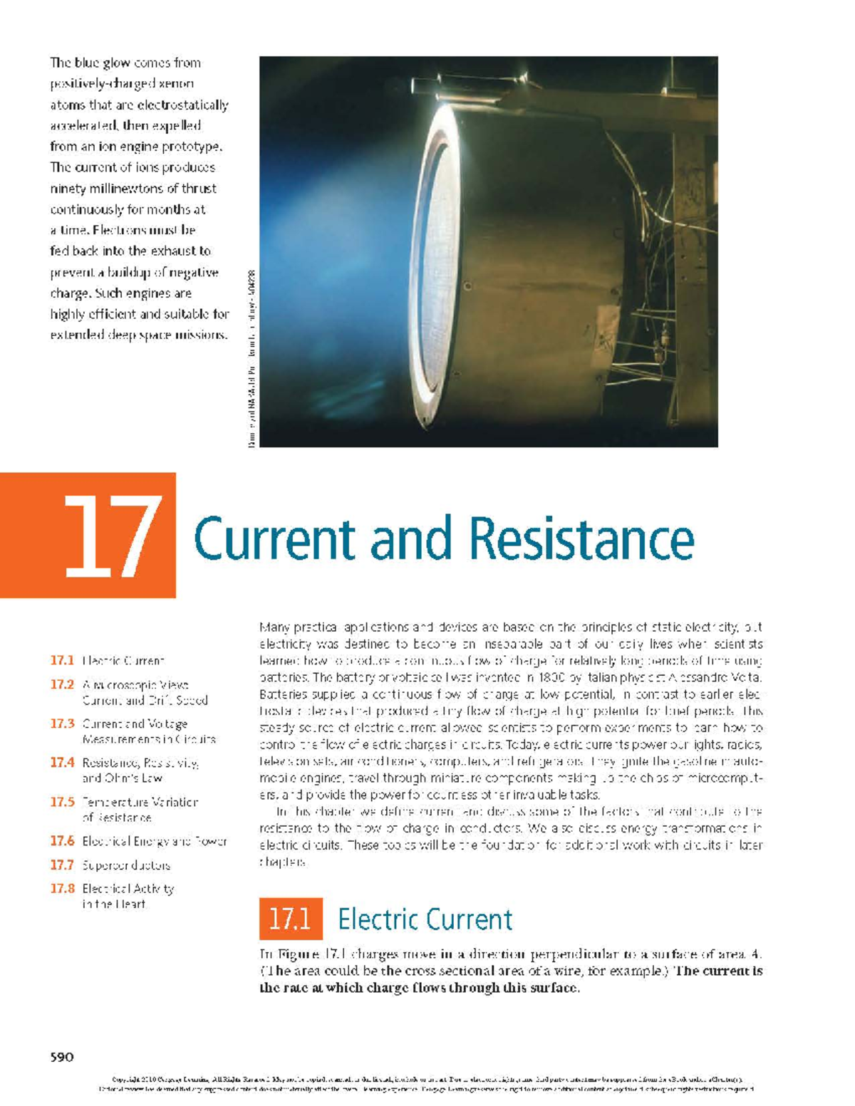 College Physics 9th Edition Chapter 17 Current And Resistance Notes ...