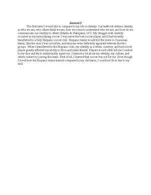 Intercultural Communication Chapter 3 Notes - Chapter 3 We are all ...