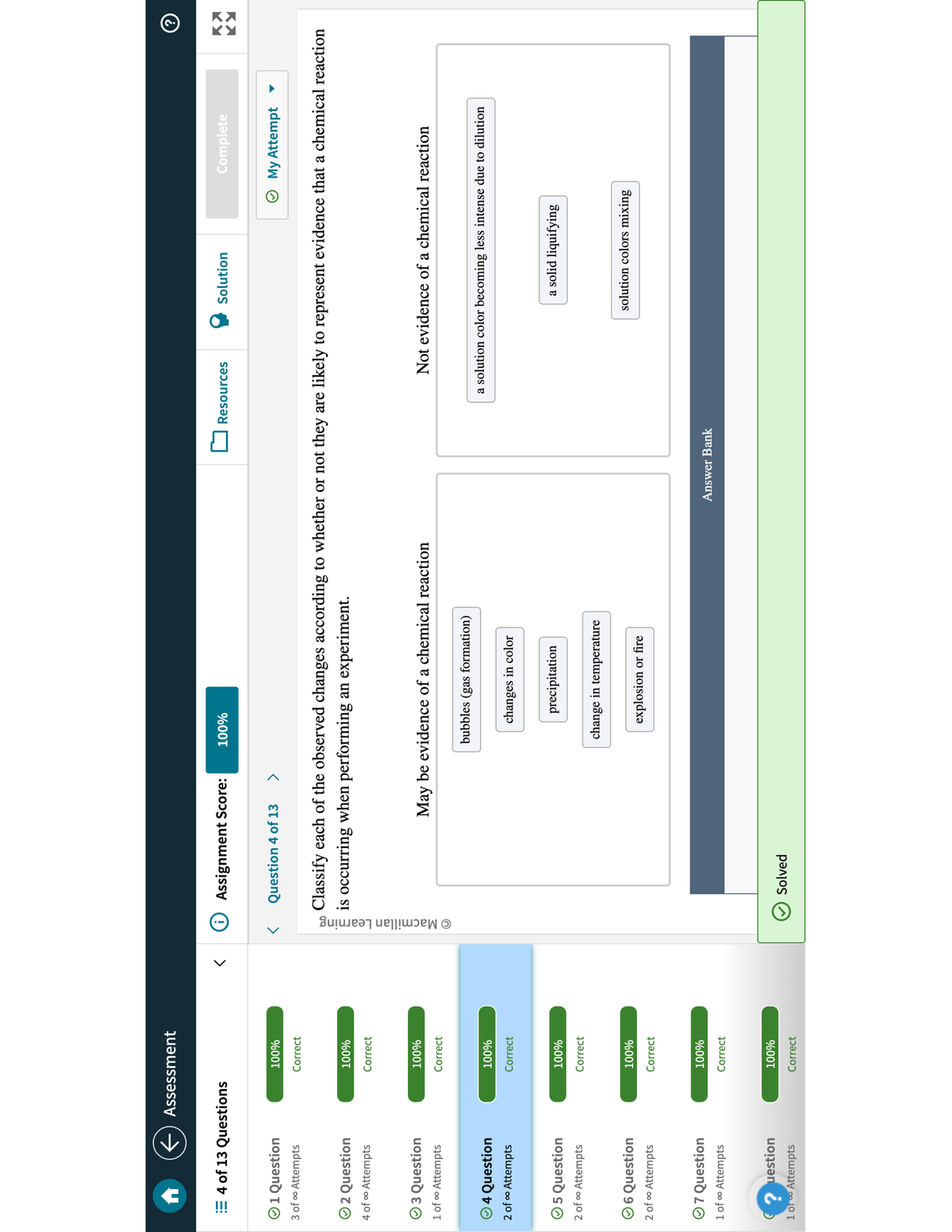 Achieve Assignment 1 - CHEM 1315 - Studocu