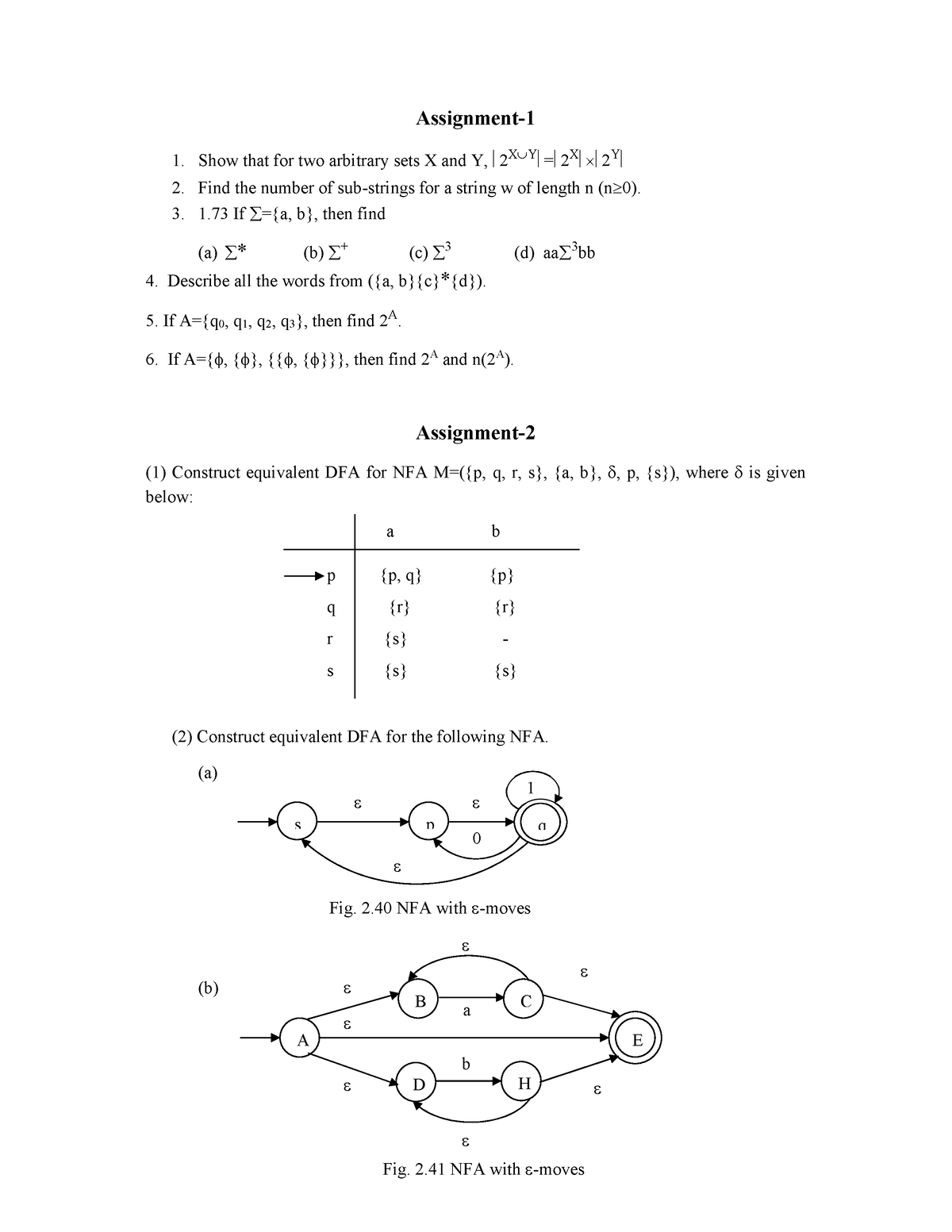 assignments-assignment-show-that-for-two-arbitrary-sets-x-and-y-2-x