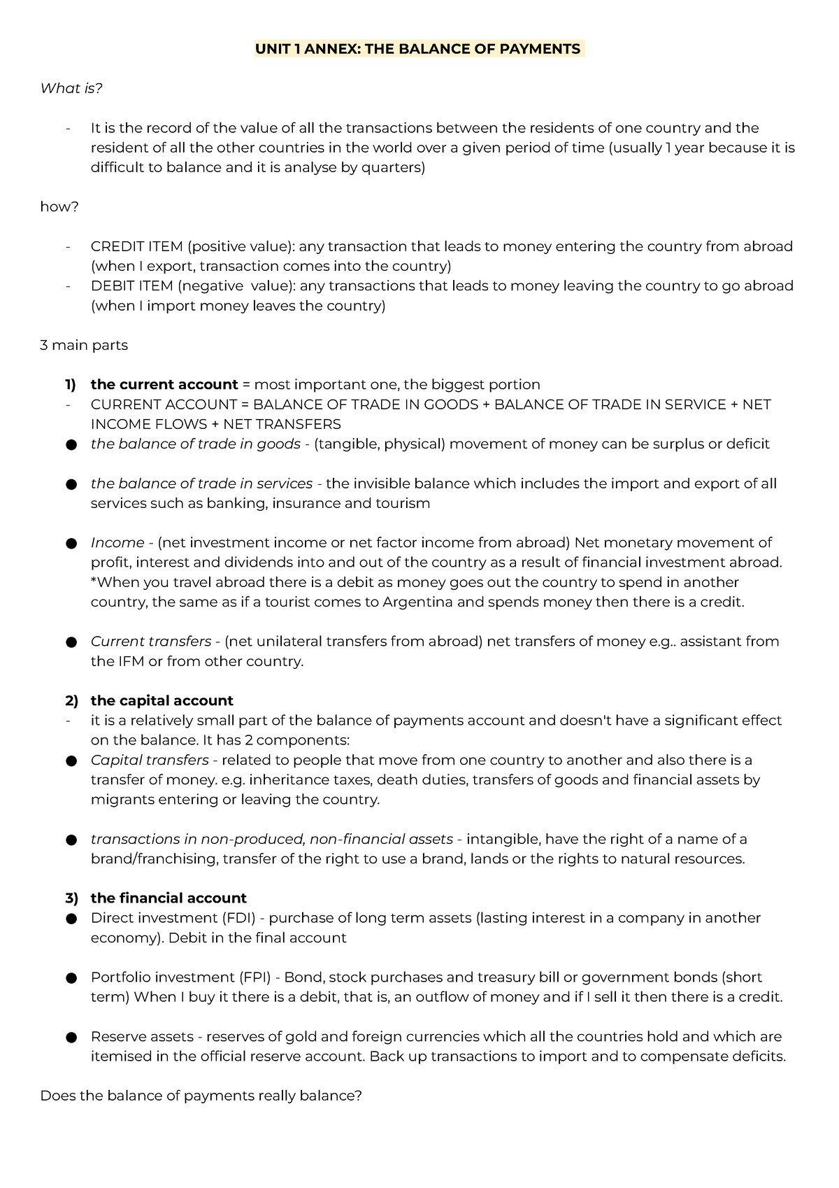 2ND EXAM Contracts - International contracts, means of payment ...