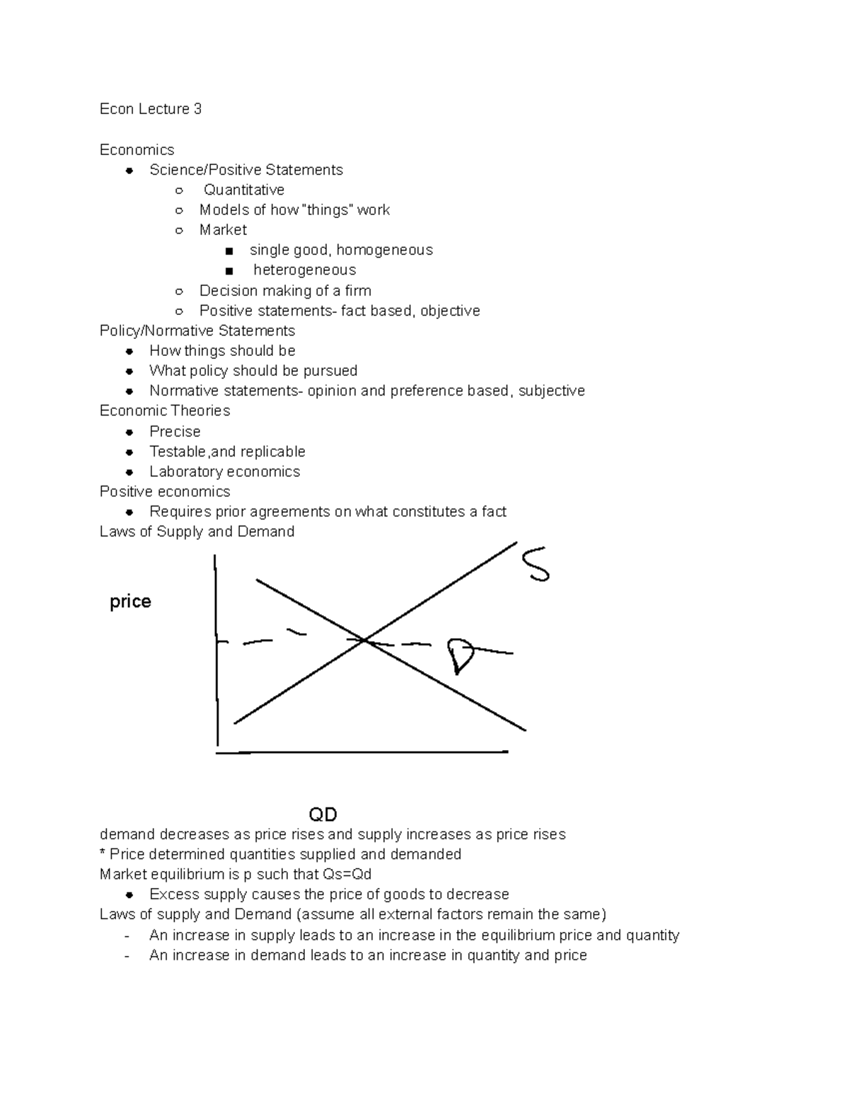 Econ Lecture 3 - Studocu