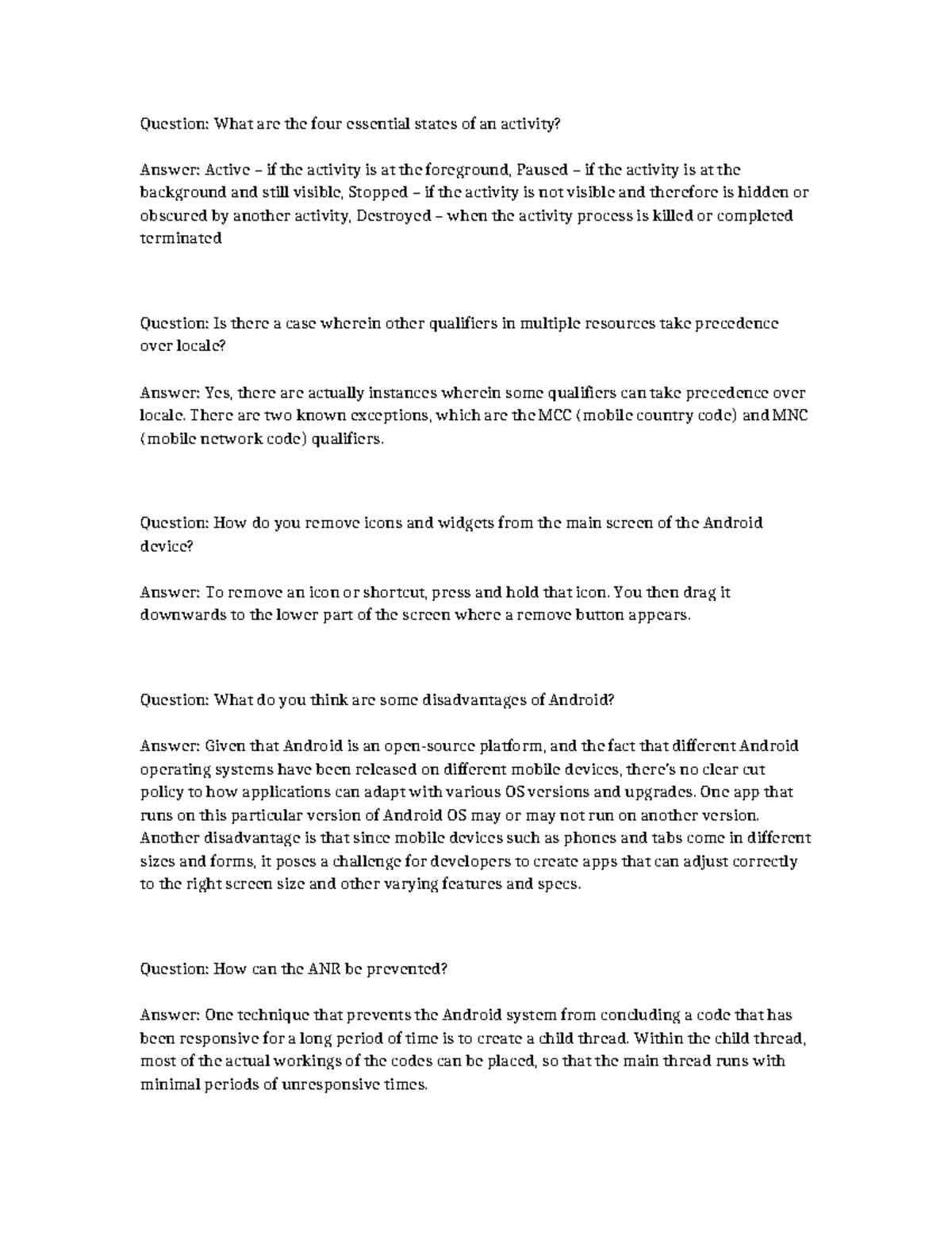 Unknotted tartufishly quasi-similarly - Question: What are the four ...
