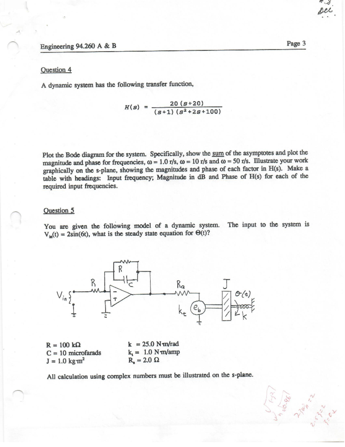 Sample/practice Exam 2015, Answers - Engineering 94 A B Page 3 Question ...