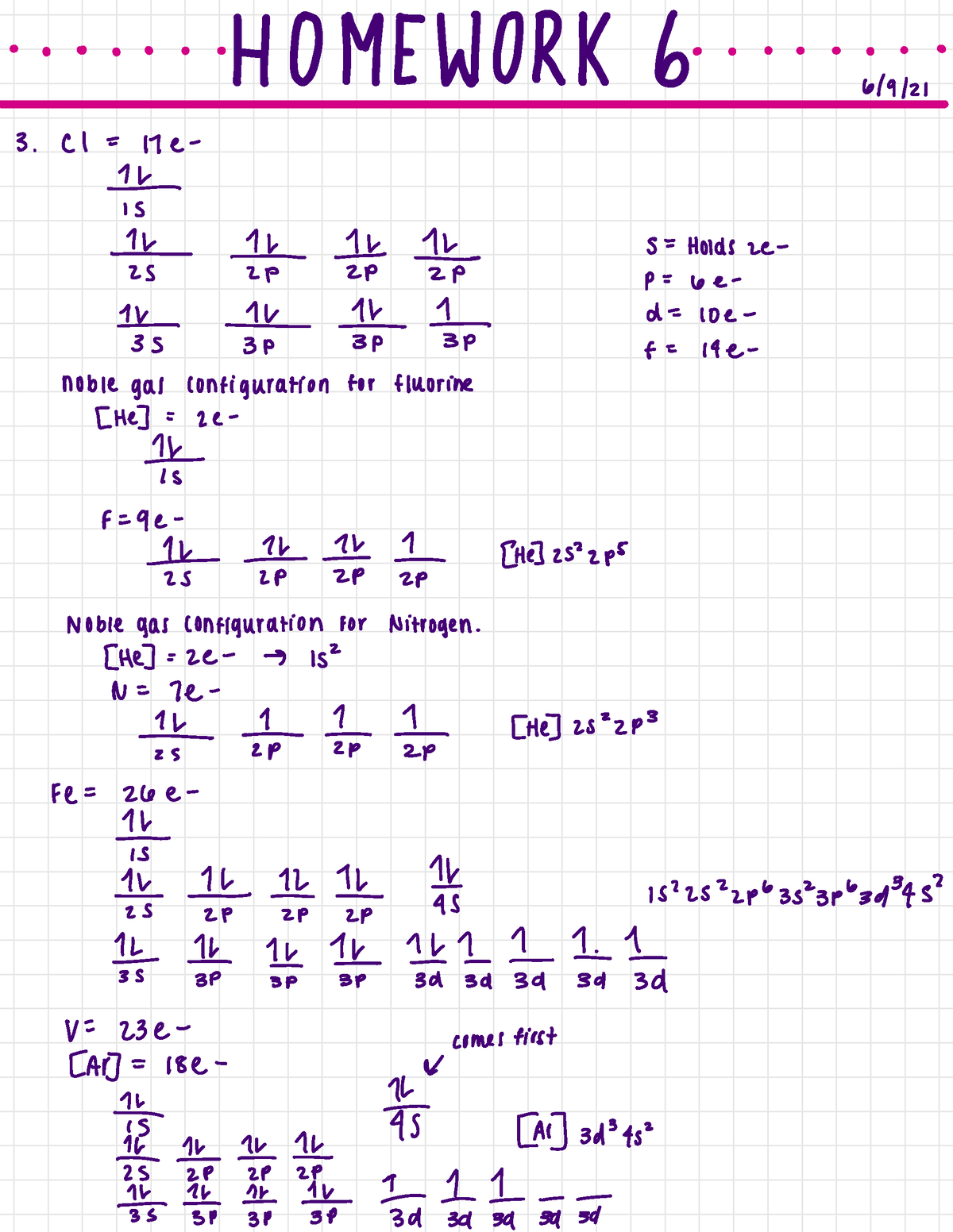 chemistry homework 1