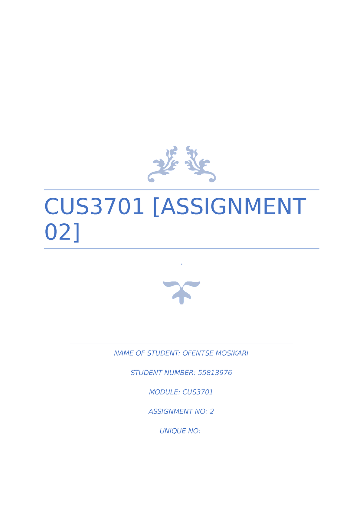 cus3701 assignment 2 answers pdf download