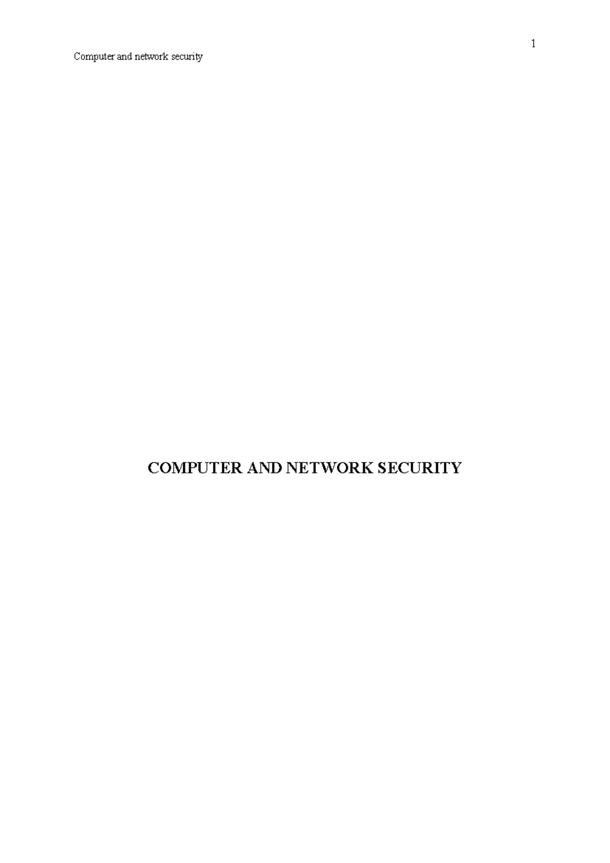 2 Computer And Network Security Paper(Mounika Baddam)11 - Computer and ...
