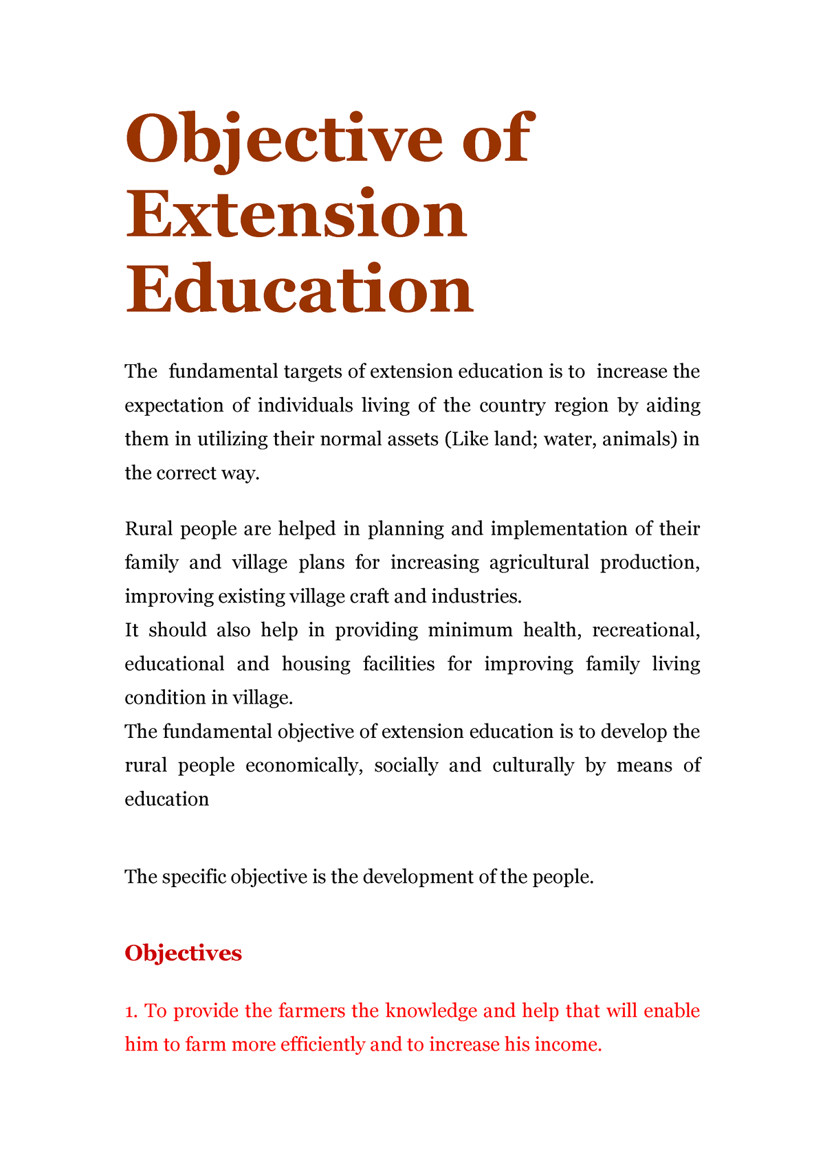 objective-of-extension-education-objective-of-extension-education-the