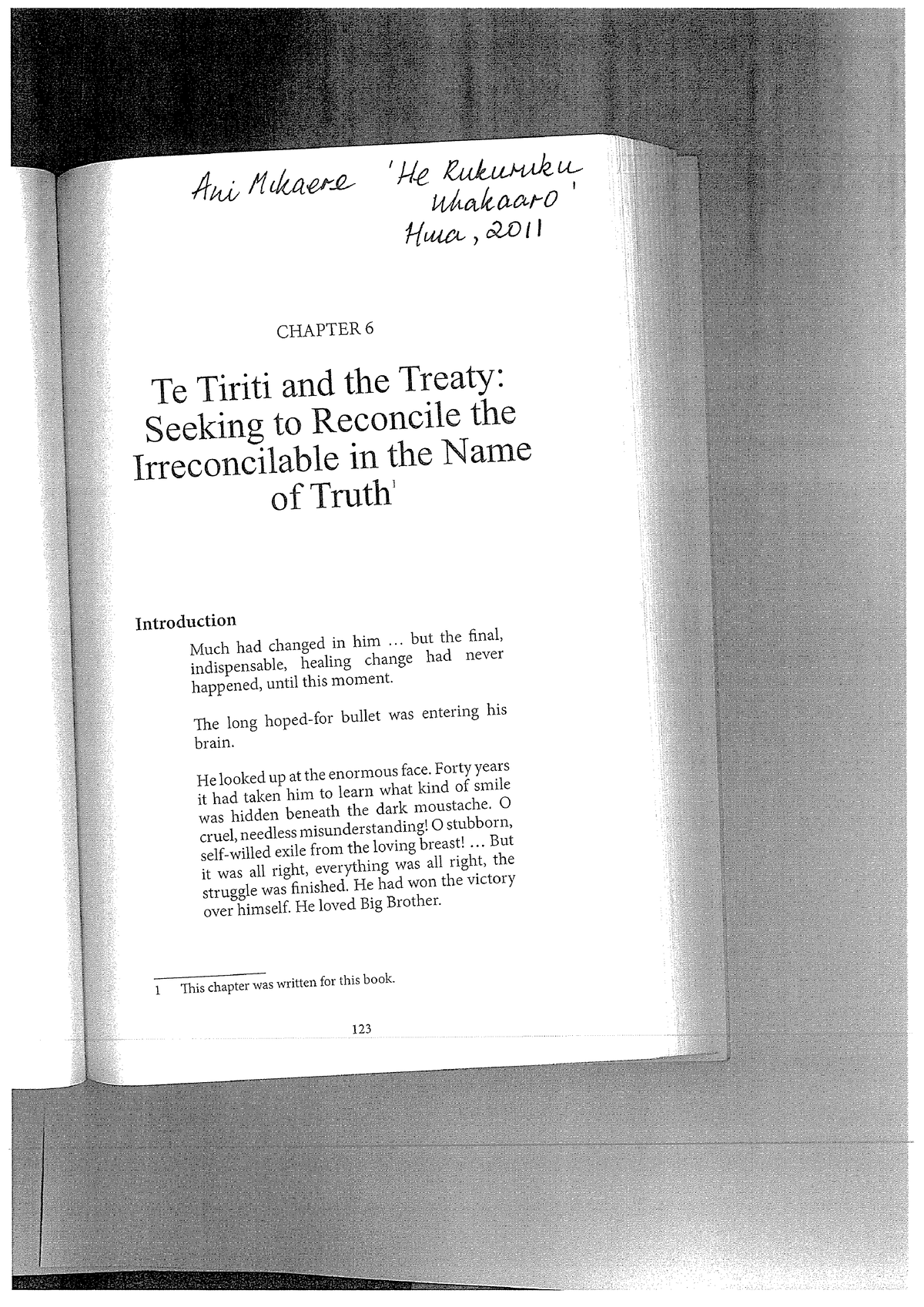 Mikaere Te Tiriti And The Treaty - Legal Reasoning And Writing - Studocu