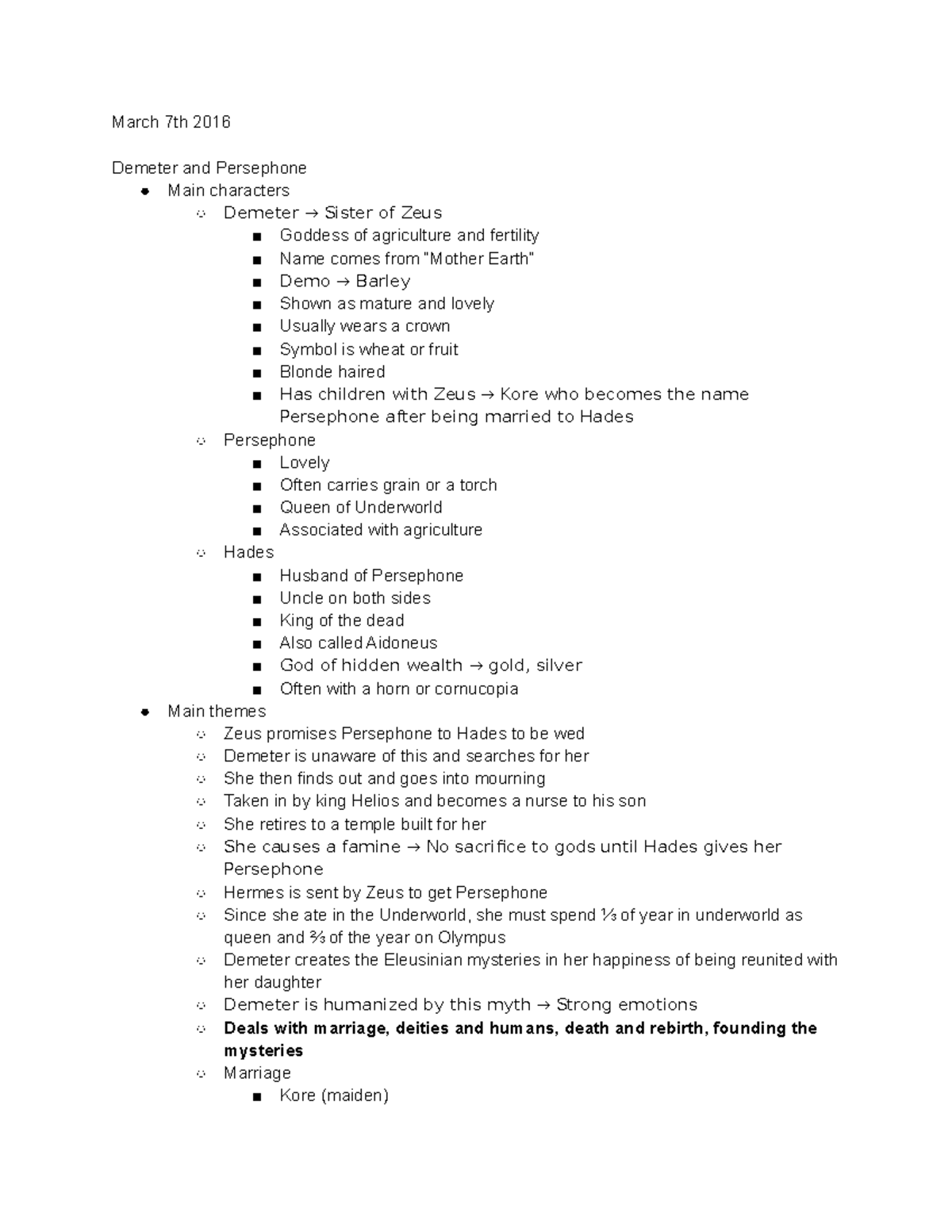 Forms of Celebration - Detailed notes of the lecture. - March 7th 2016 ...