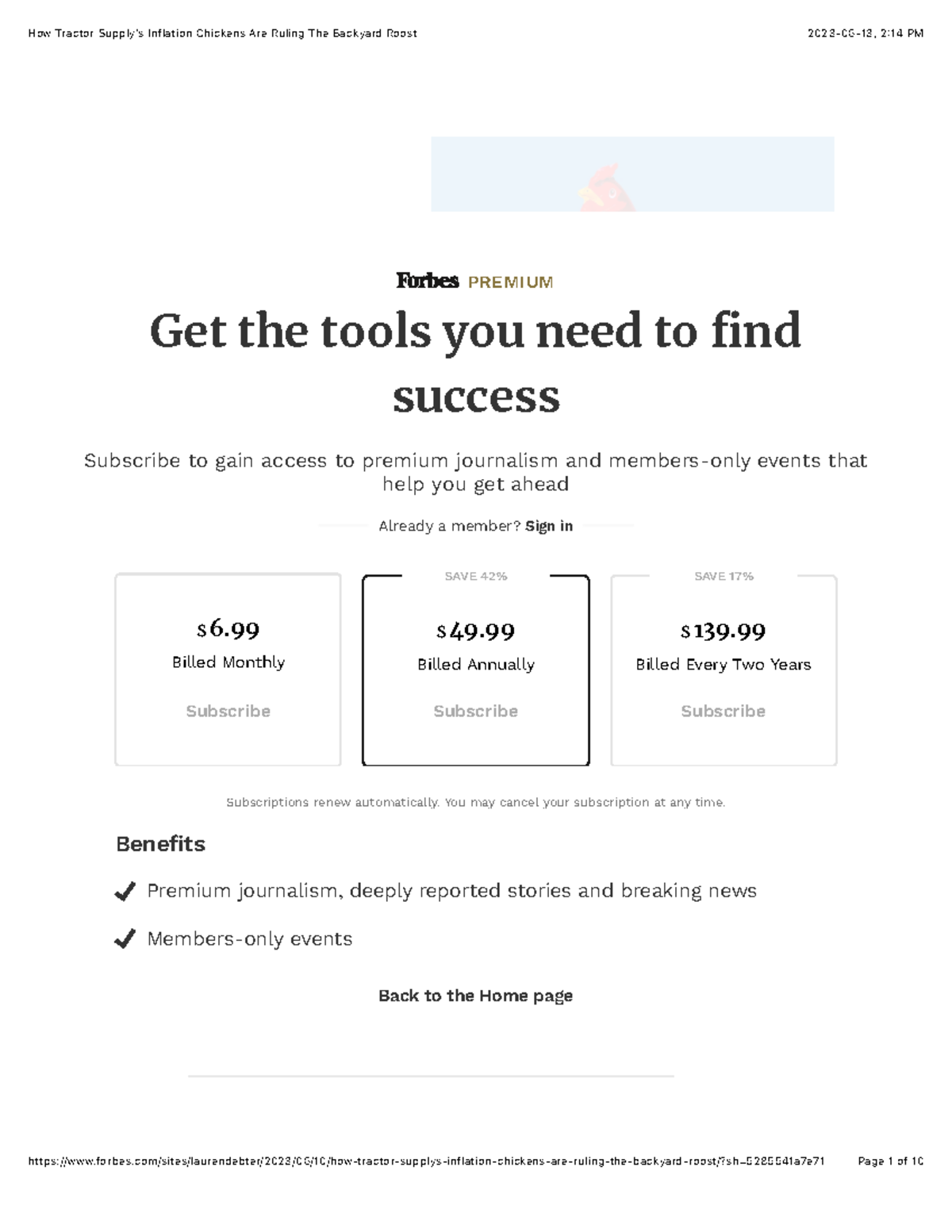 How Tractor Supply’s Inflation Chickens Are Ruling The Backyard Roost ...