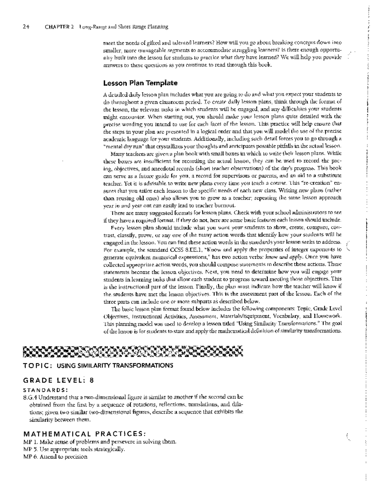 Lesson Planning Posamentier Smith Stepelman 2010 - cognitive ...