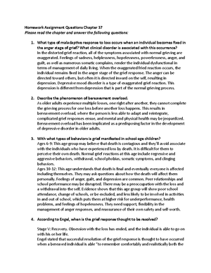 Mental Health Week 11 worksheet - Studocu