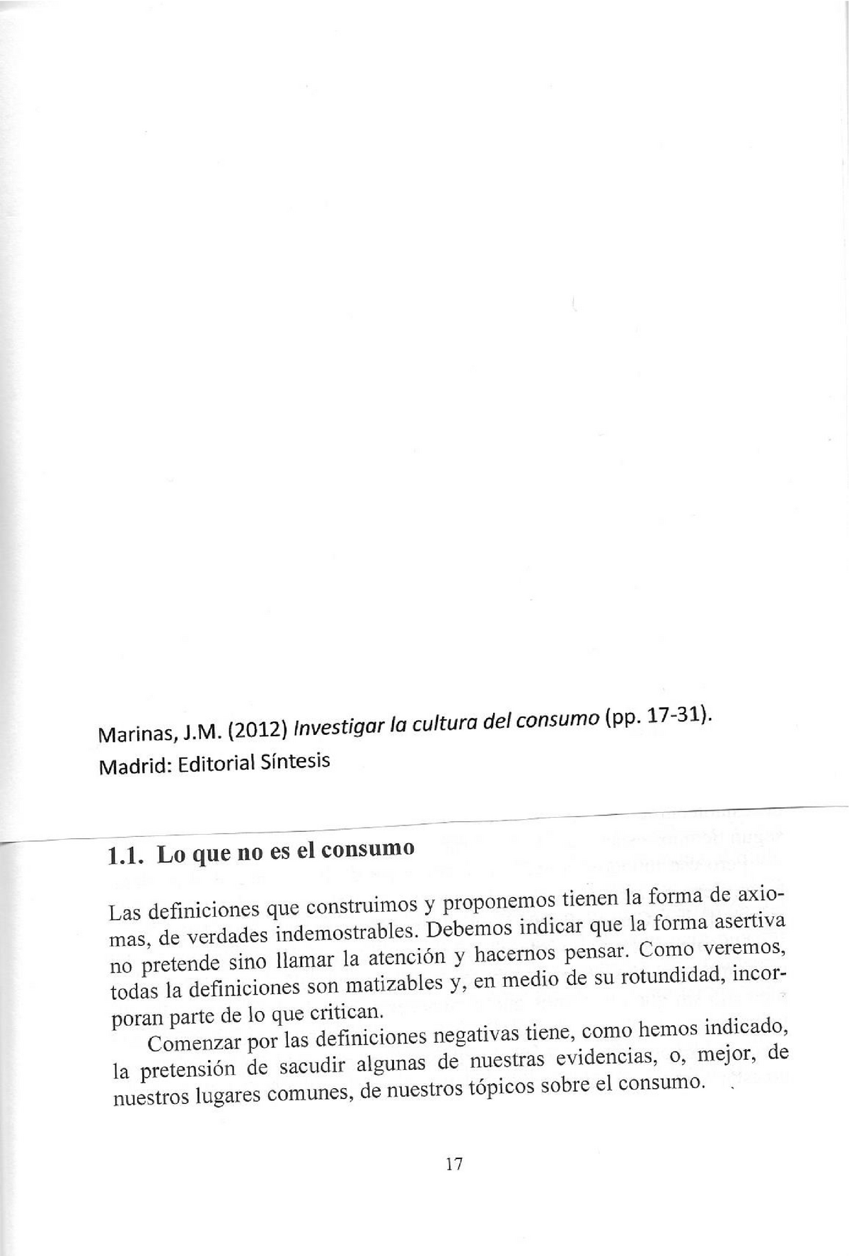Marinas 2012 Investigar Cultura Consumo Sociología Estructura Social Consumo Y Estilos De 9989
