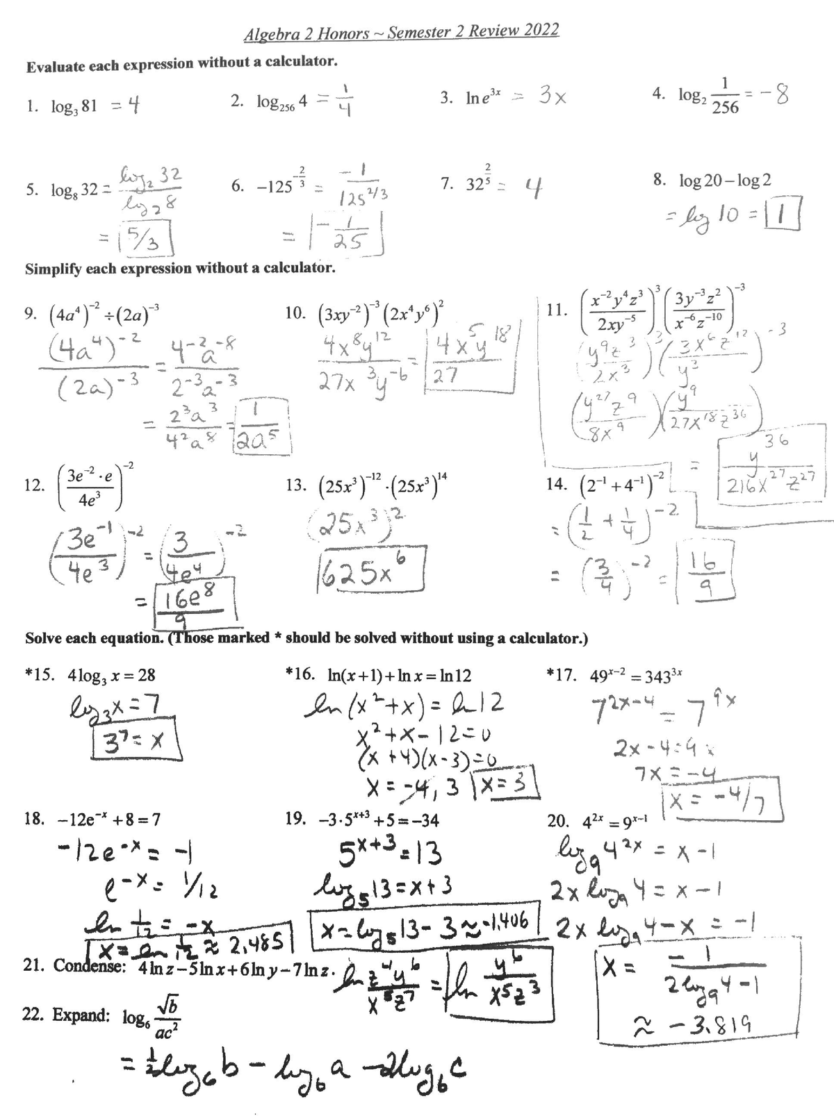 Answers Review Semester 2 Exam - 120 - Studocu