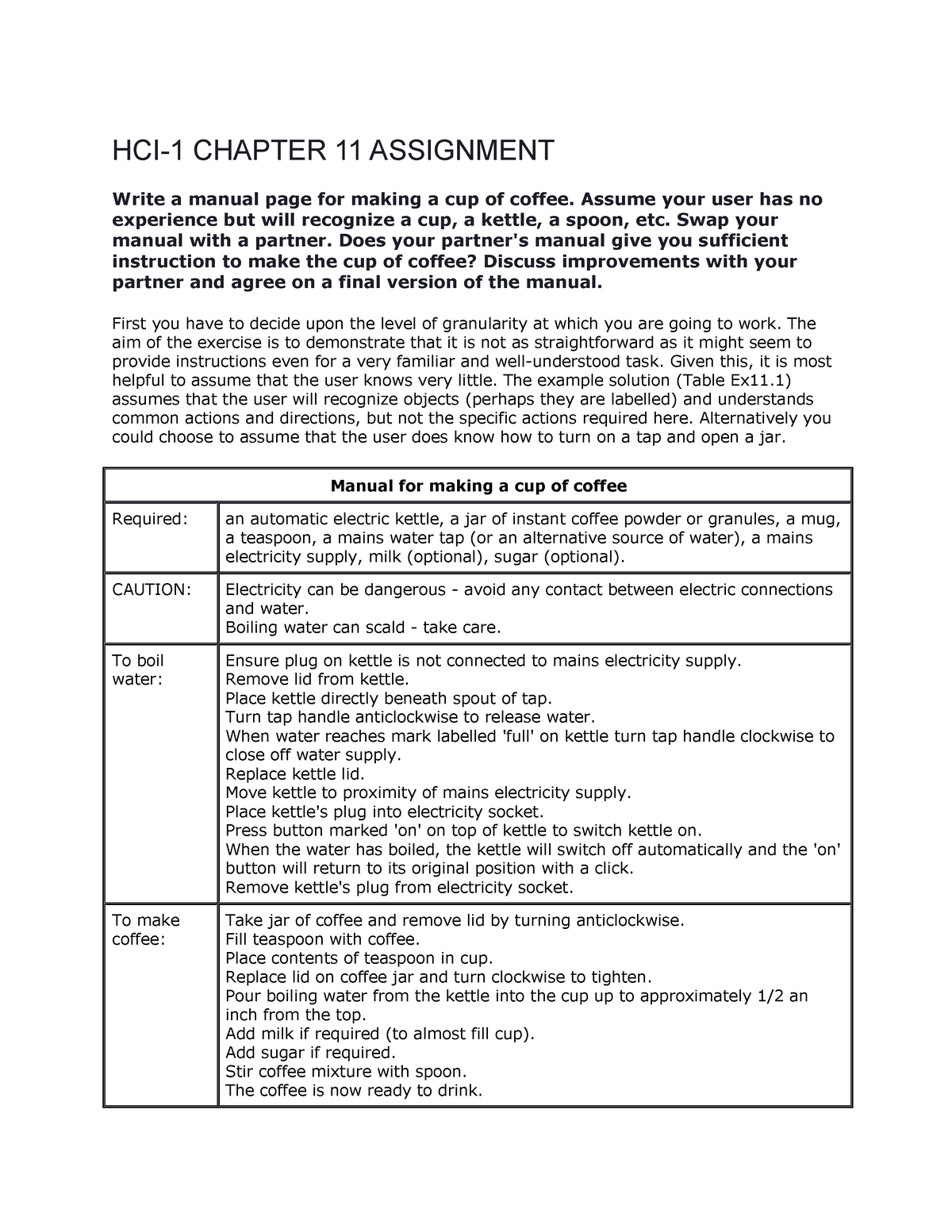 assignments hci uni hannover