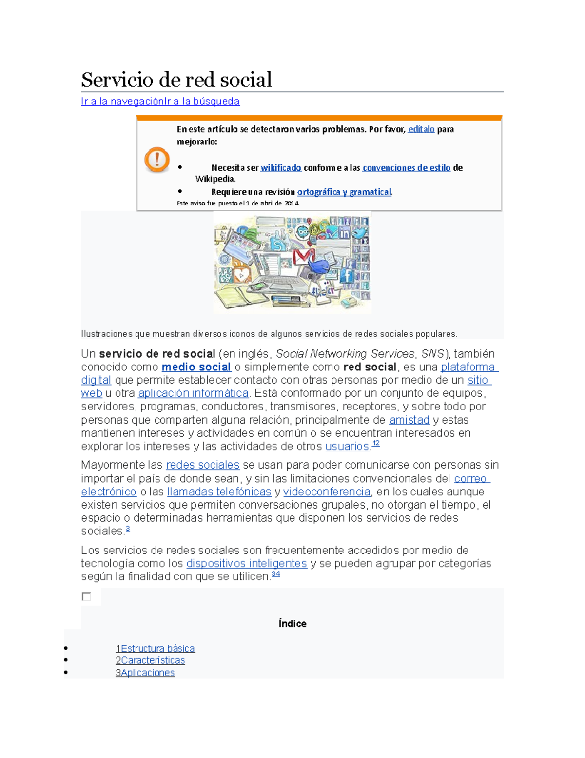 Servicio de red social trabajo de calidad Servicio de red social Ir