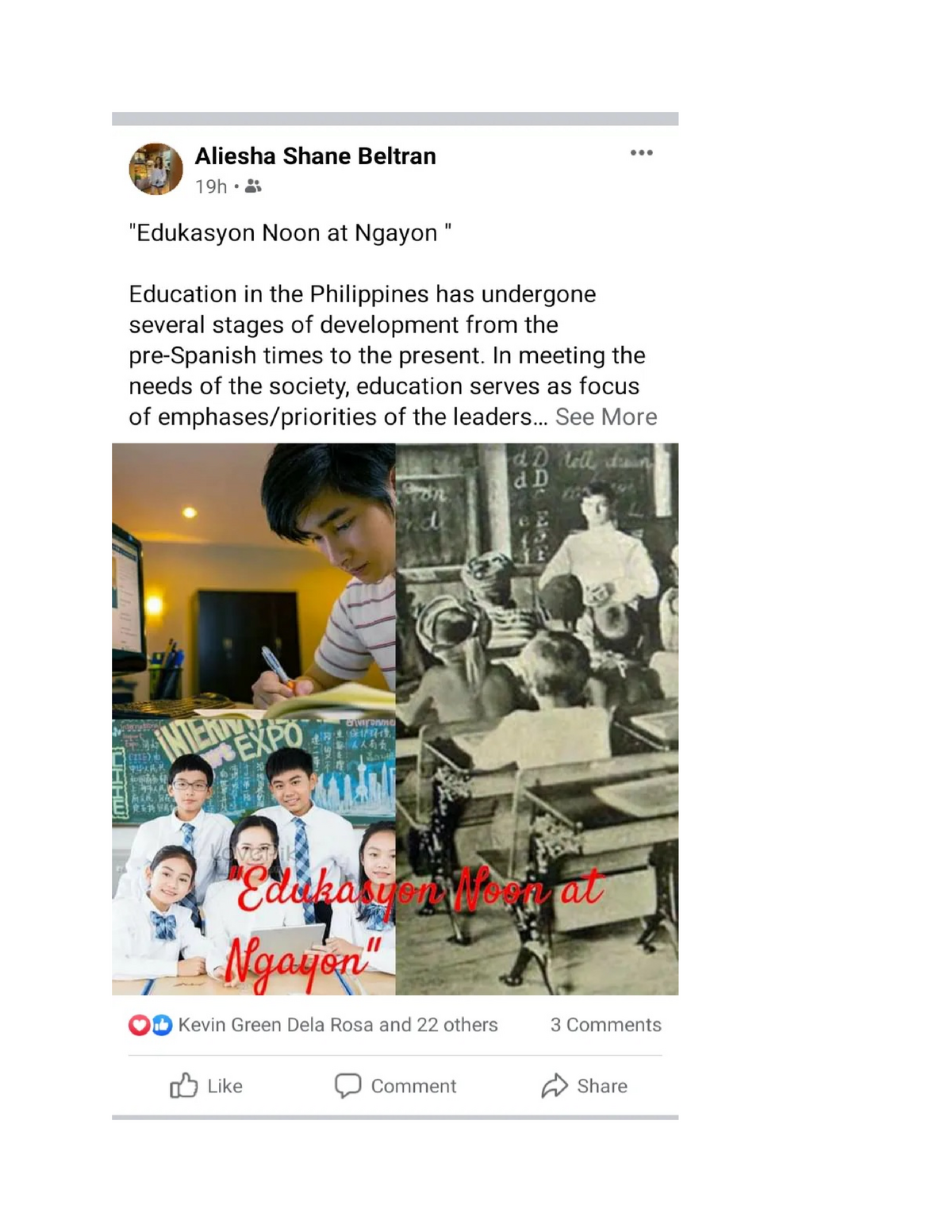 Ano Ang Kalagayan Ng Edukasyon Noon At Ngayon - ayangvlog