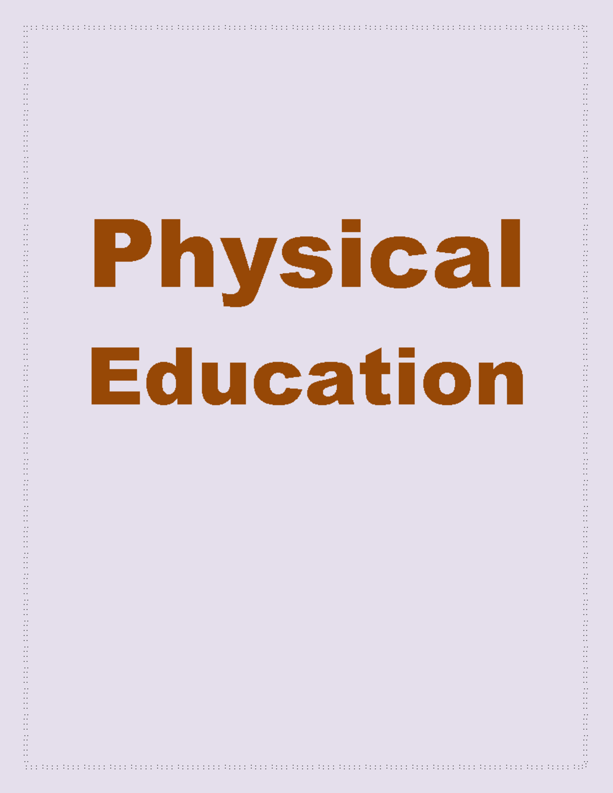 Physical Fitness and Health - Physical Education Physical Fitness What ...