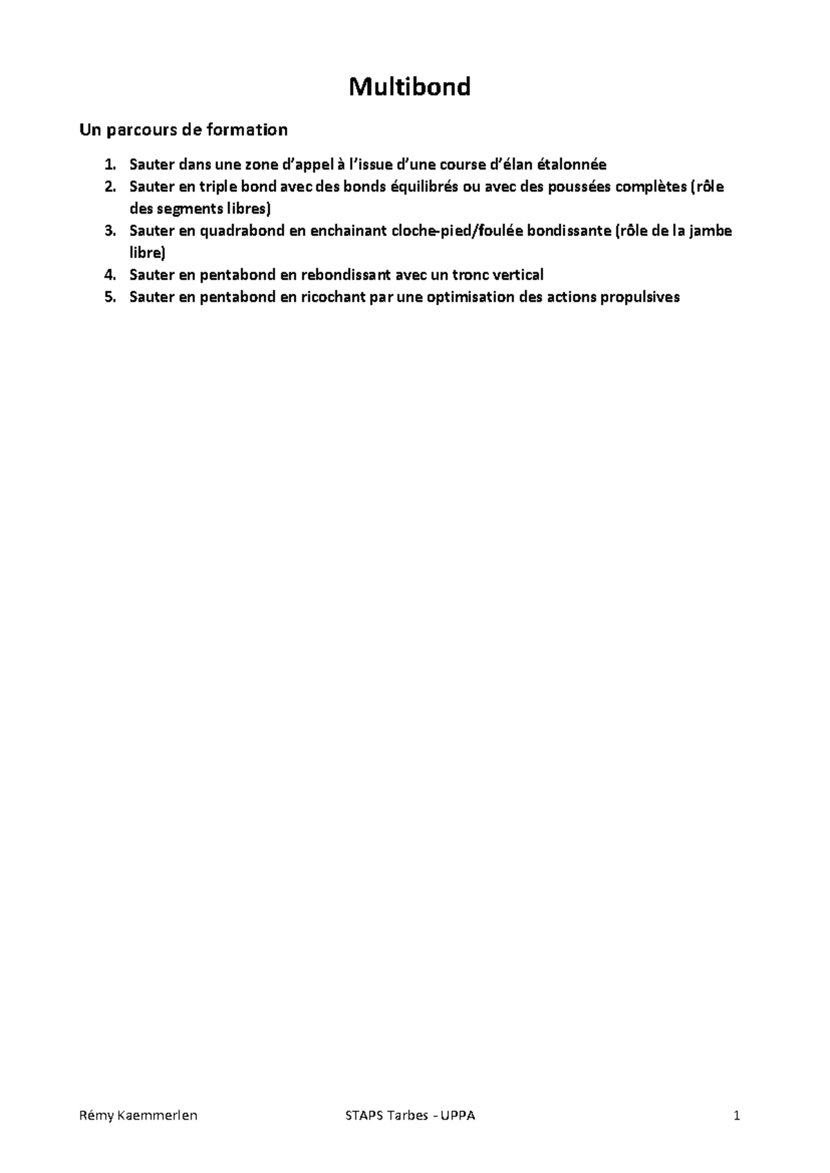 Mutlibond Parcours de formation - Multibond Un parcours de formation 1 ...