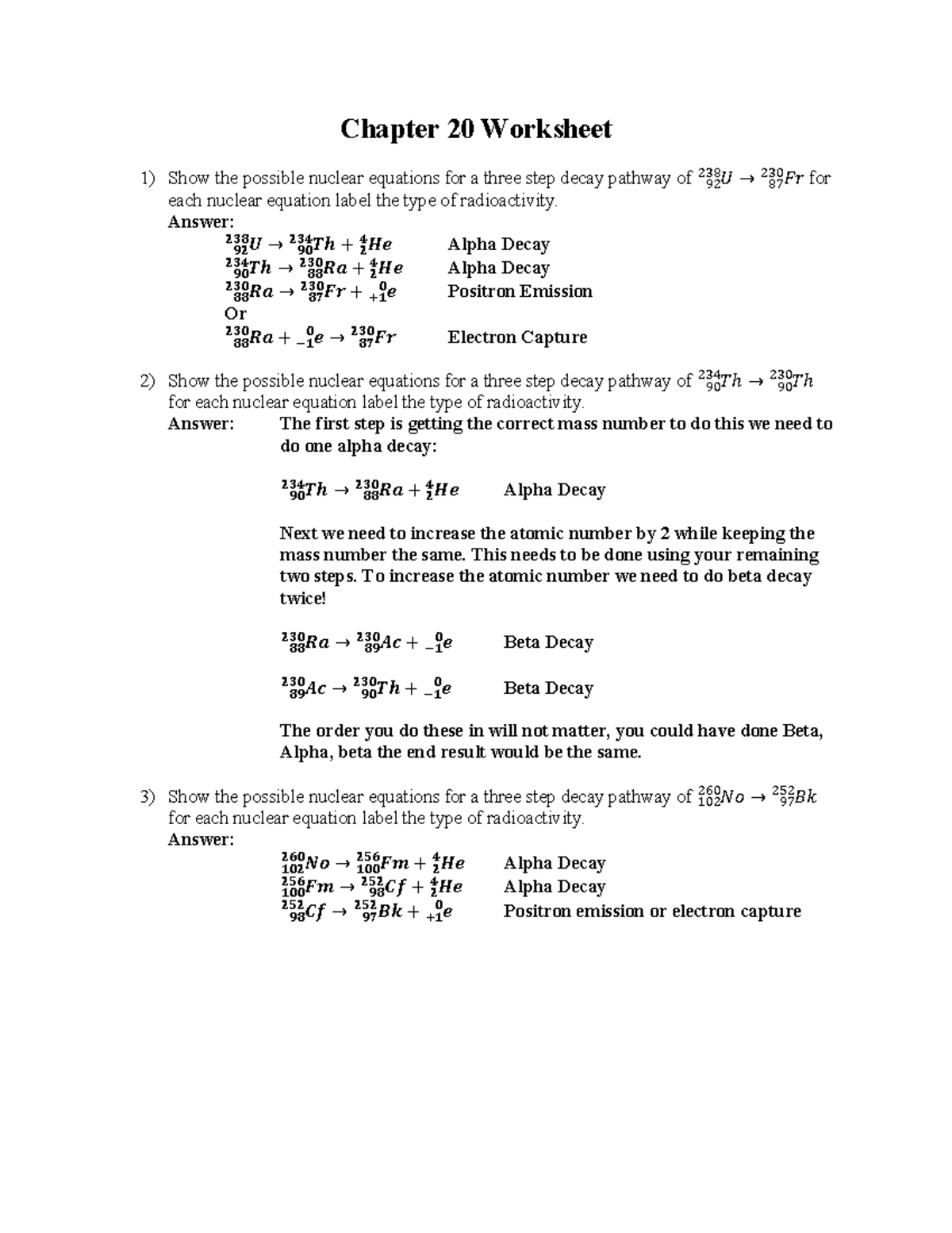 chapter-20-worksheet-key-chapter-20-worksheet-show-the-possible