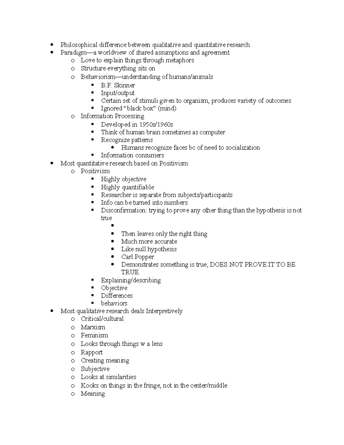 7 Qualitative Research - Philosophical Difference Between Qualitative ...