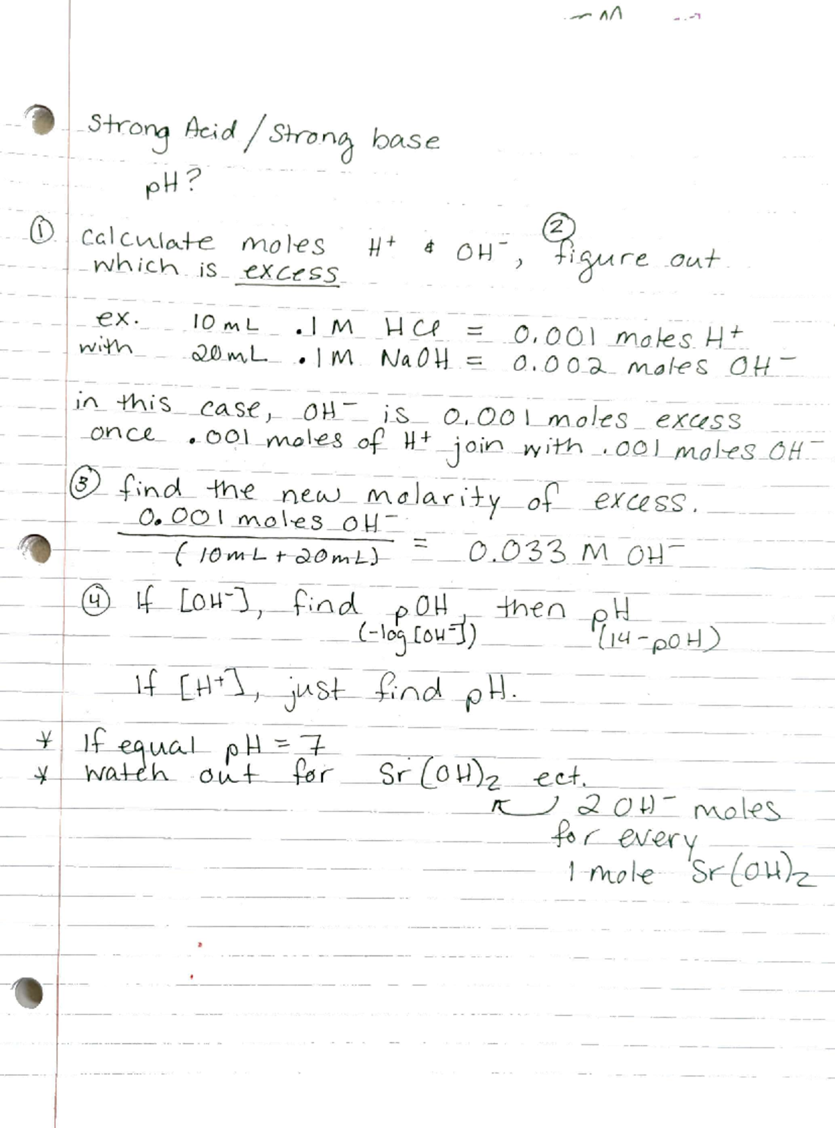 How to do p H problems extended - Studocu