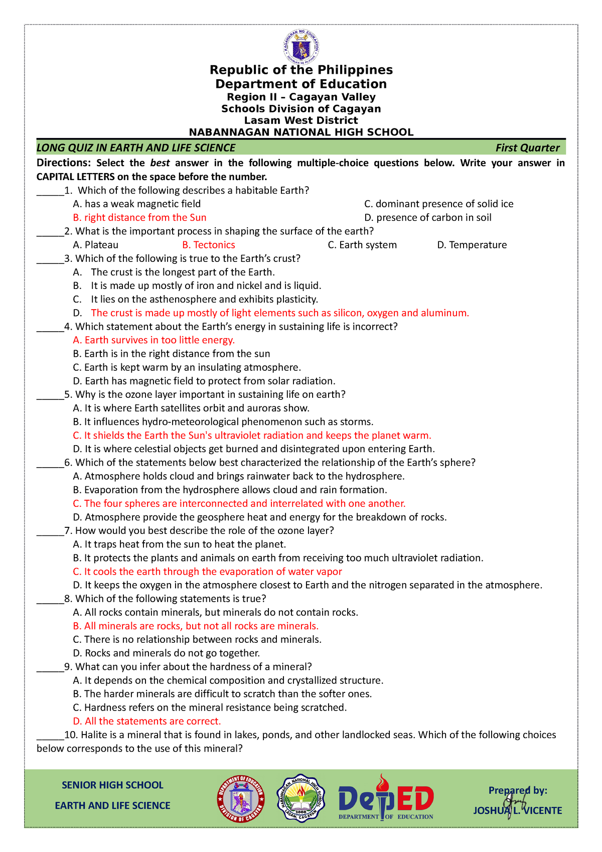 TQ Q1 ELS LONG QUIZ - For Practice Purposes - Republic Of The ...