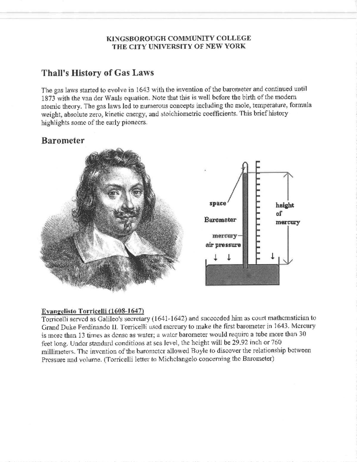 Gas Laws General Chemistry Chm Studocu