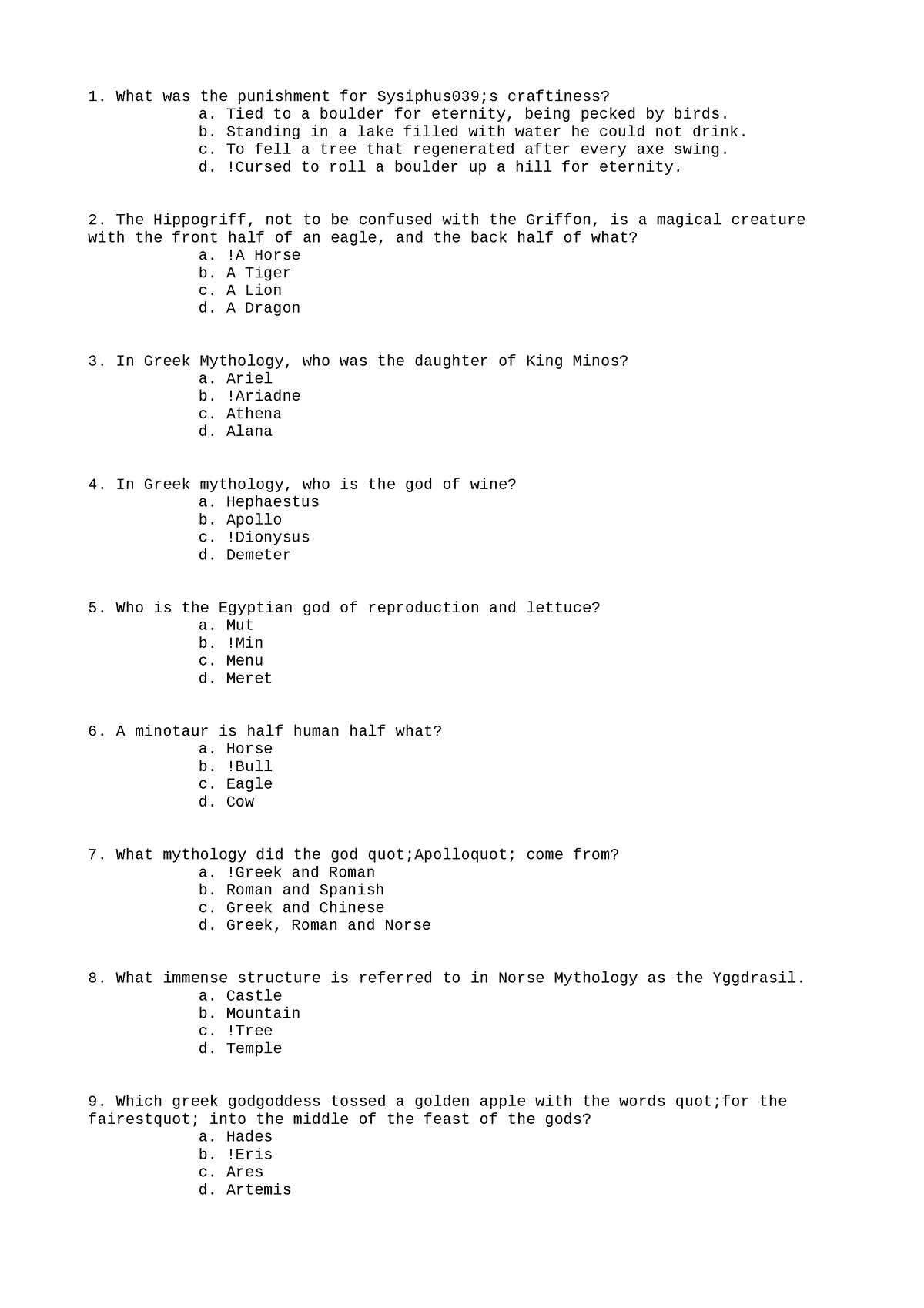 SOCI214 Problems 2 - N/A - What was the punishment for Sysiphus039;s ...