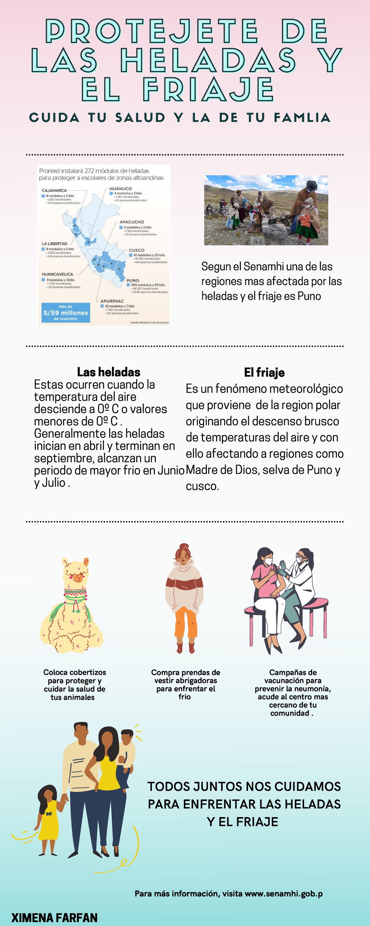 Protejete de las heladas y el friaje - Las heladas Estas ocurren cuando ...