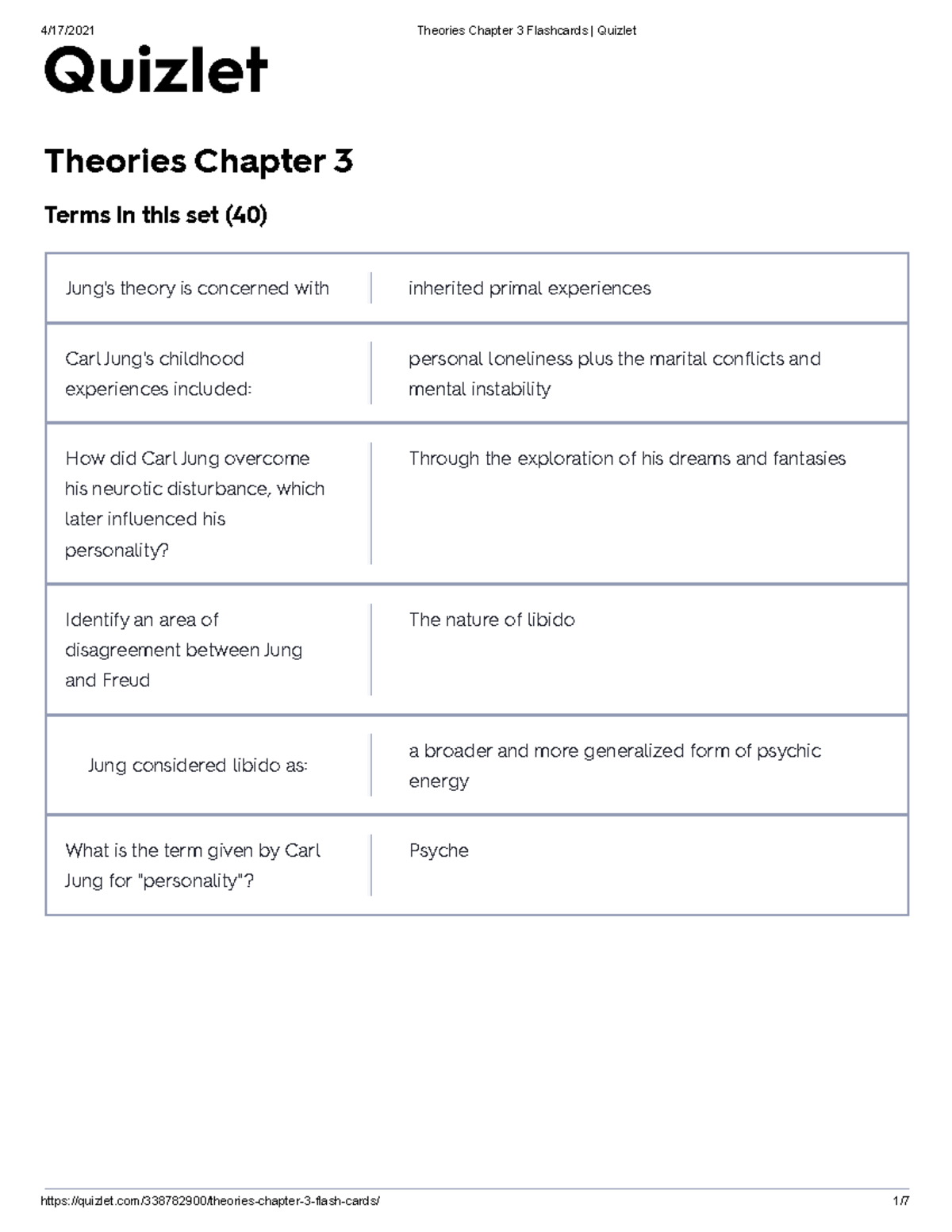 2 Theories Chapter 3 Flashcards Quizlet - Theories Chapter 3 Terms In ...