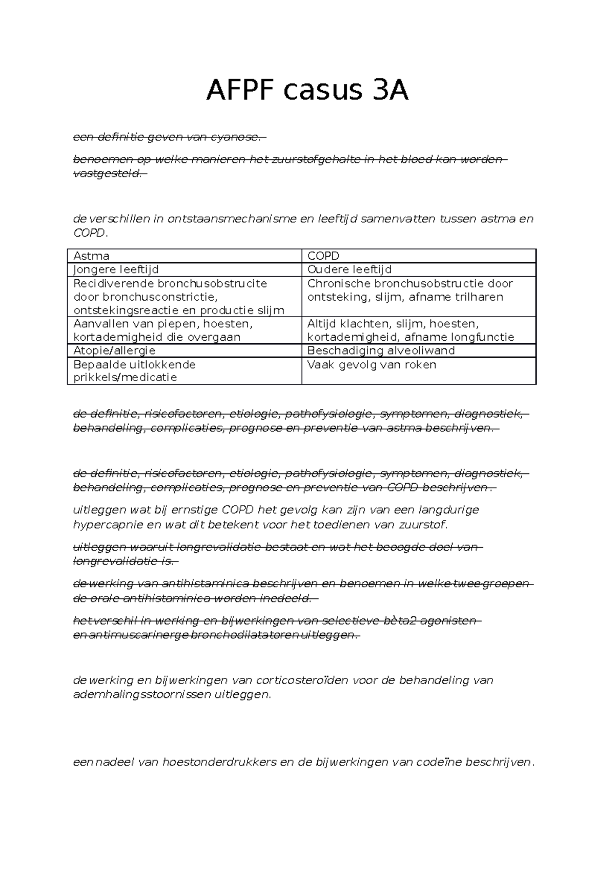 AFPF Casus 3A - Samenvatting - AFPF Casus 3A Een Definitie Geven Van ...