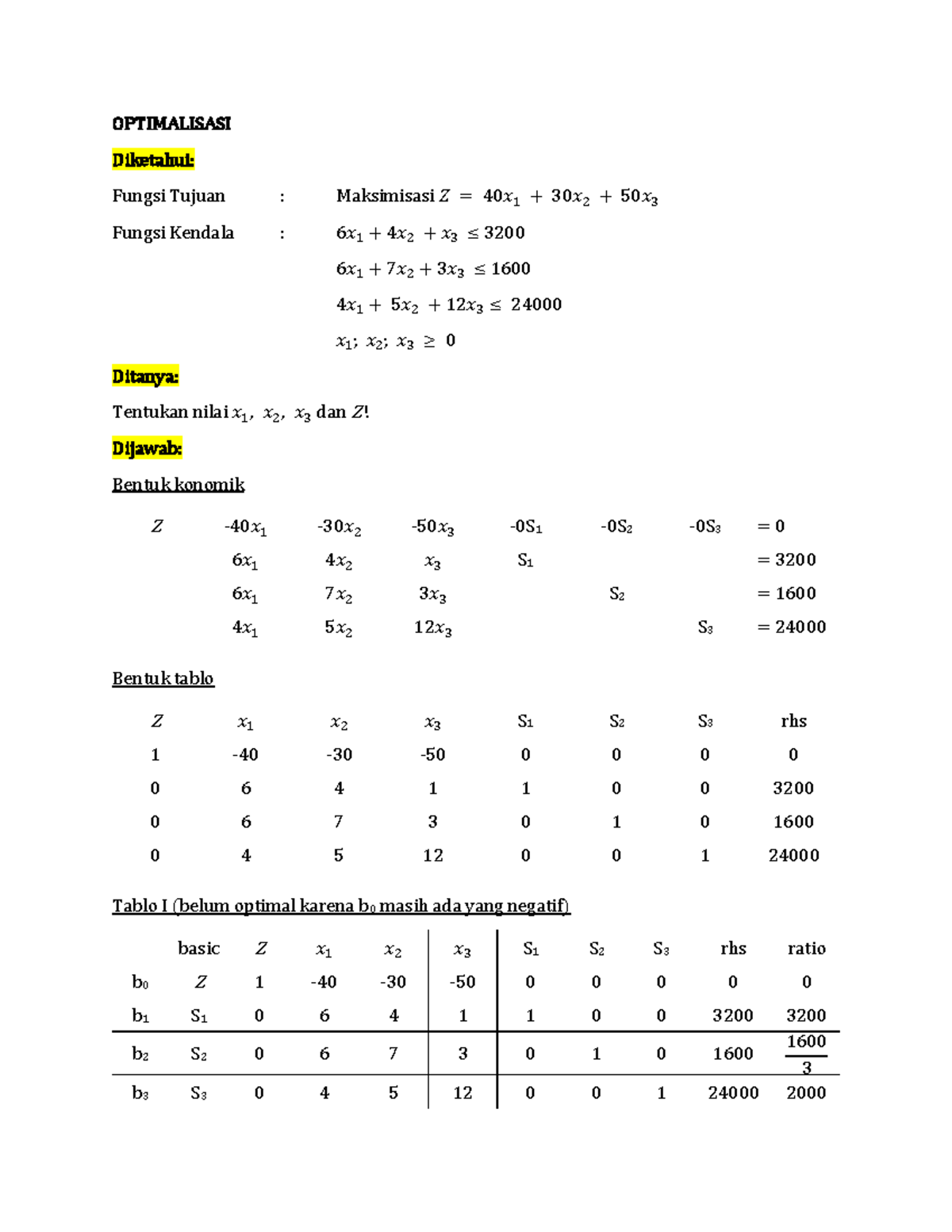 Optimalisasi Linier Programming (Maksimisasi) (gcr) - Matematika ...