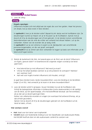 Nieuwsbegrip 2320 Handleiding + Antwoorden - © CED-Groep Nieuwsbegrip ...