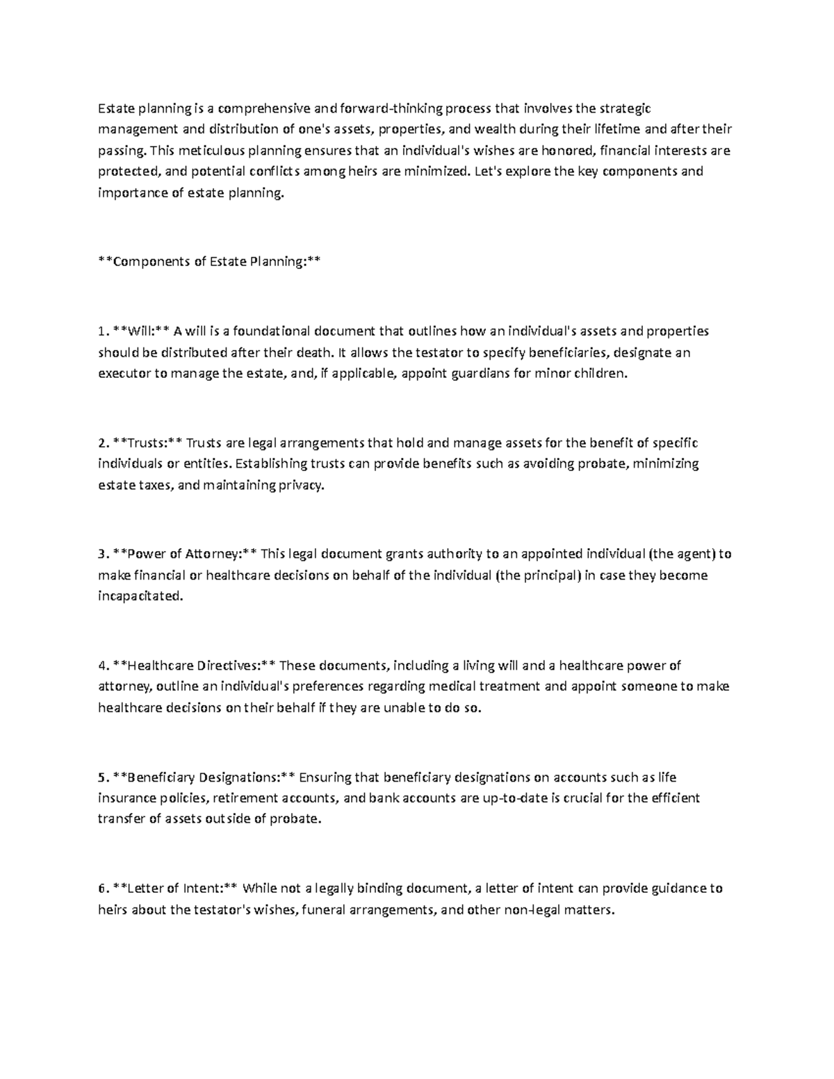 Estate planning helpful Estate planning is a comprehensive and