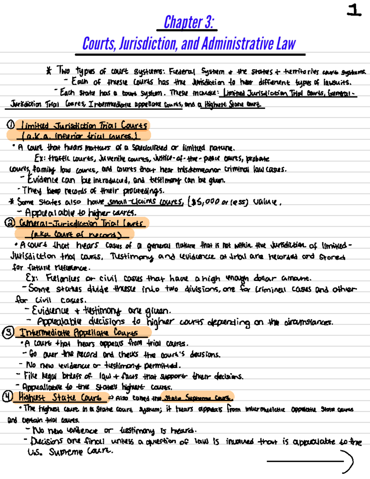 part-1-legal-and-ethical-environment-chapter-3-two-types-of-court