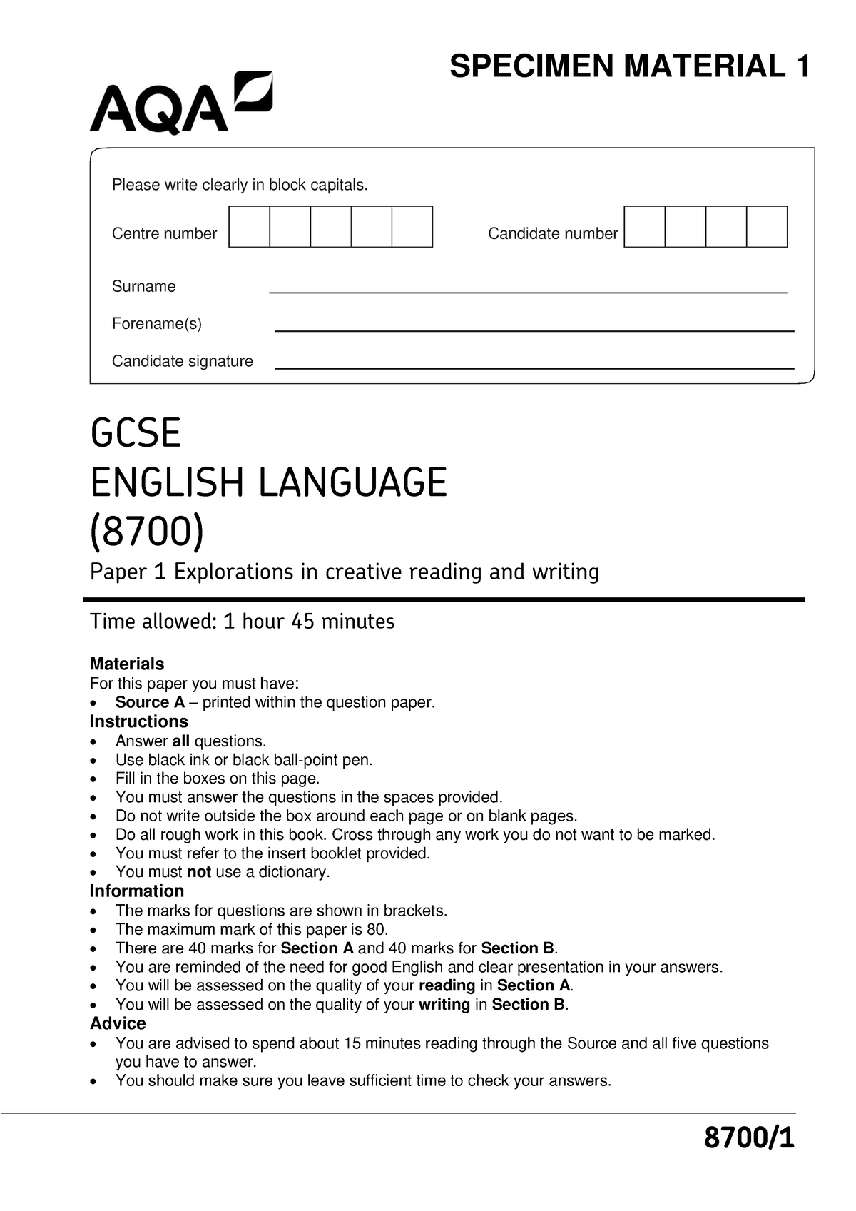 aqa-english-language-paper-1-8700-specimen-material-1-please-write