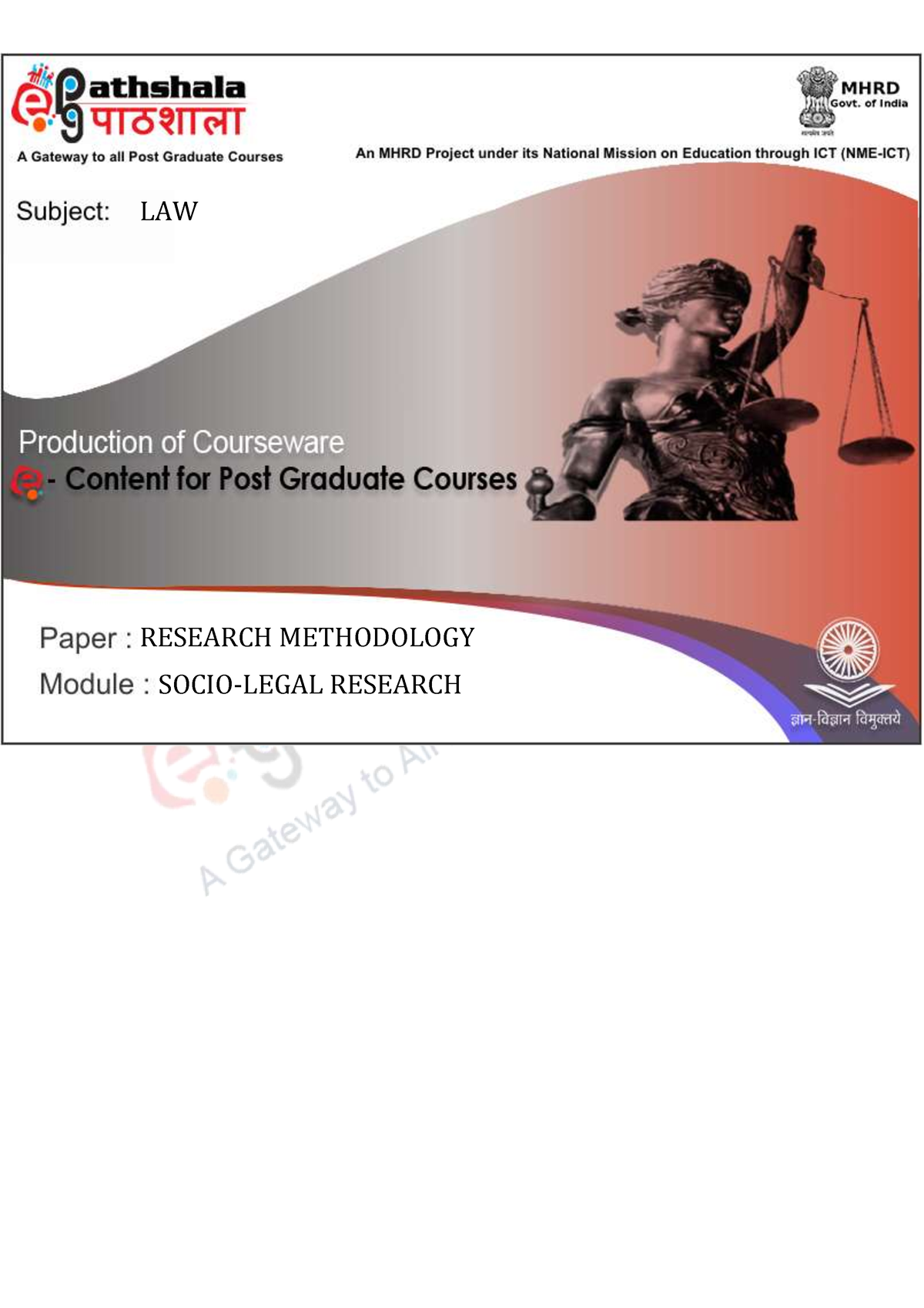 research methodology in law